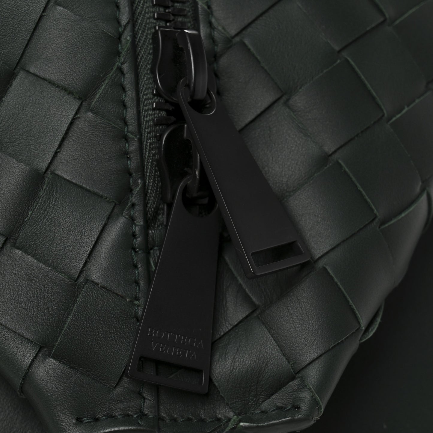 Nappa Intrecciato Travel Duffel Bag Raintree