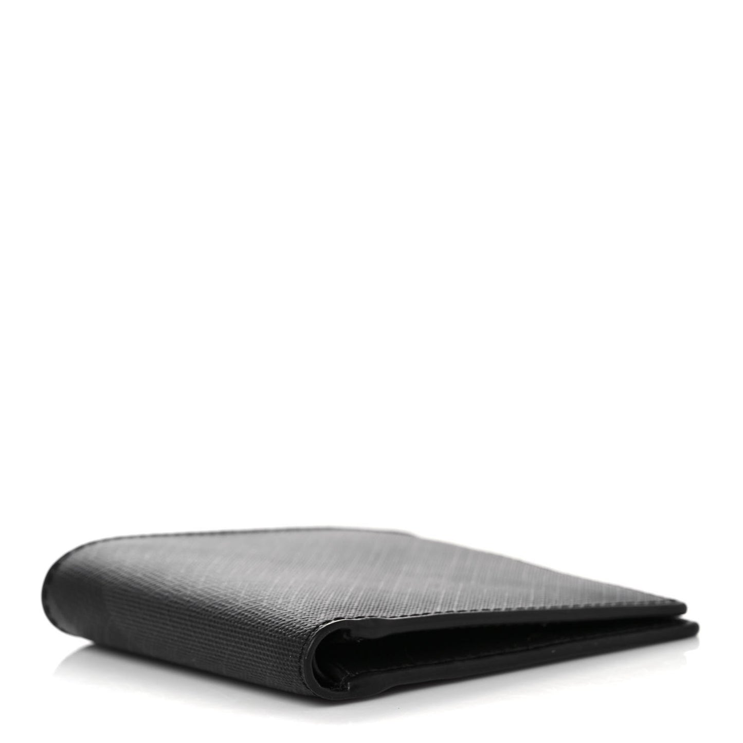 London Check Bi-Fold Wallet Charcoal