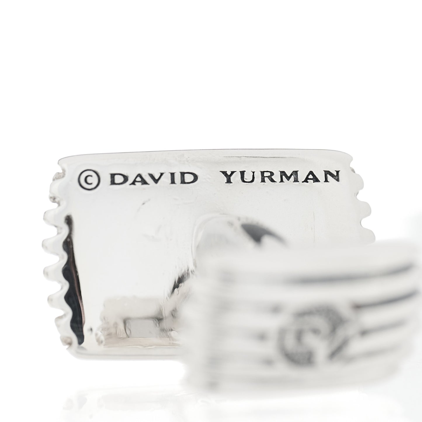 Sterling Silver Gray Sapphire Royal Cord Cufflinks