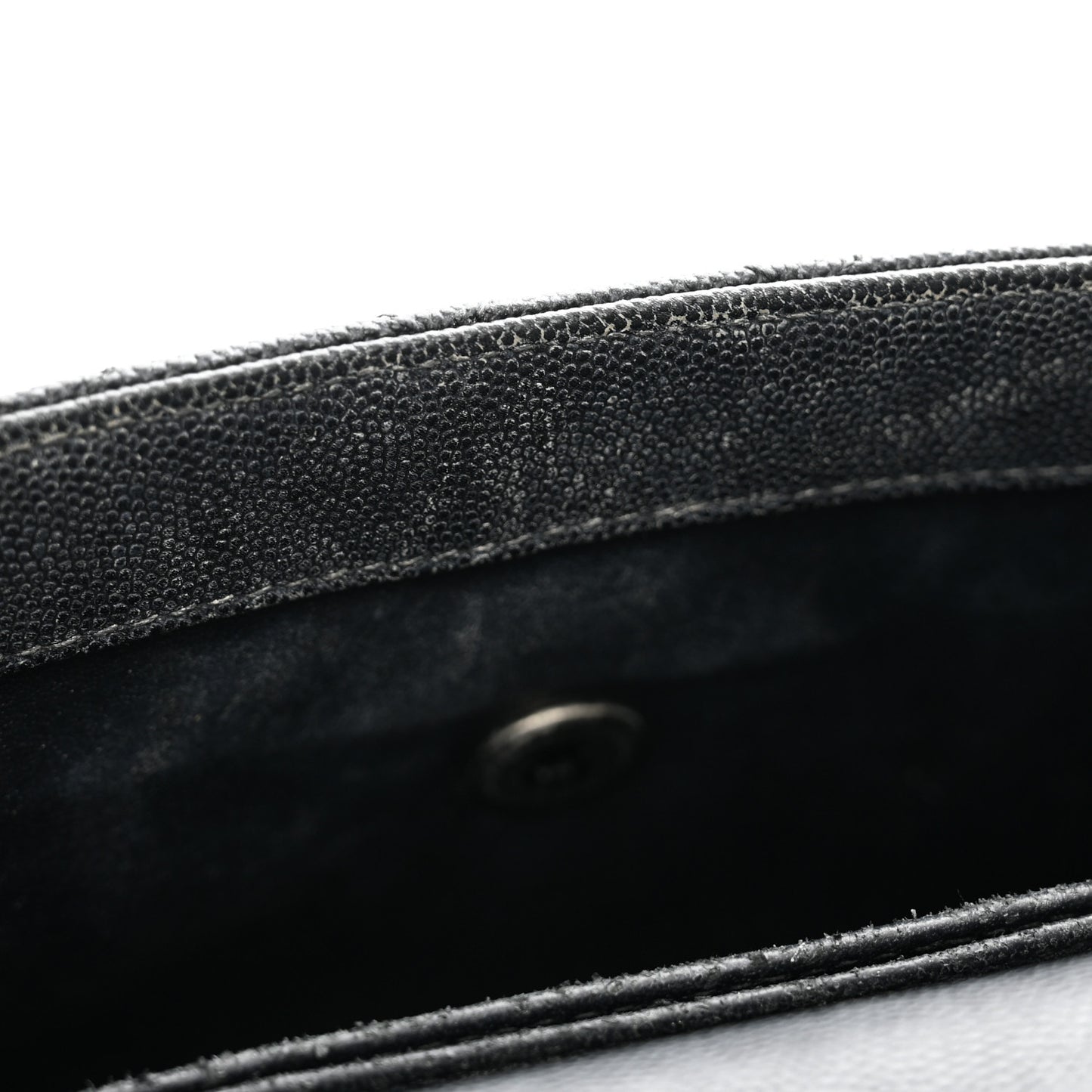 Caviar Lizard Embossed Quilted Mini Coco Handle Flap Black