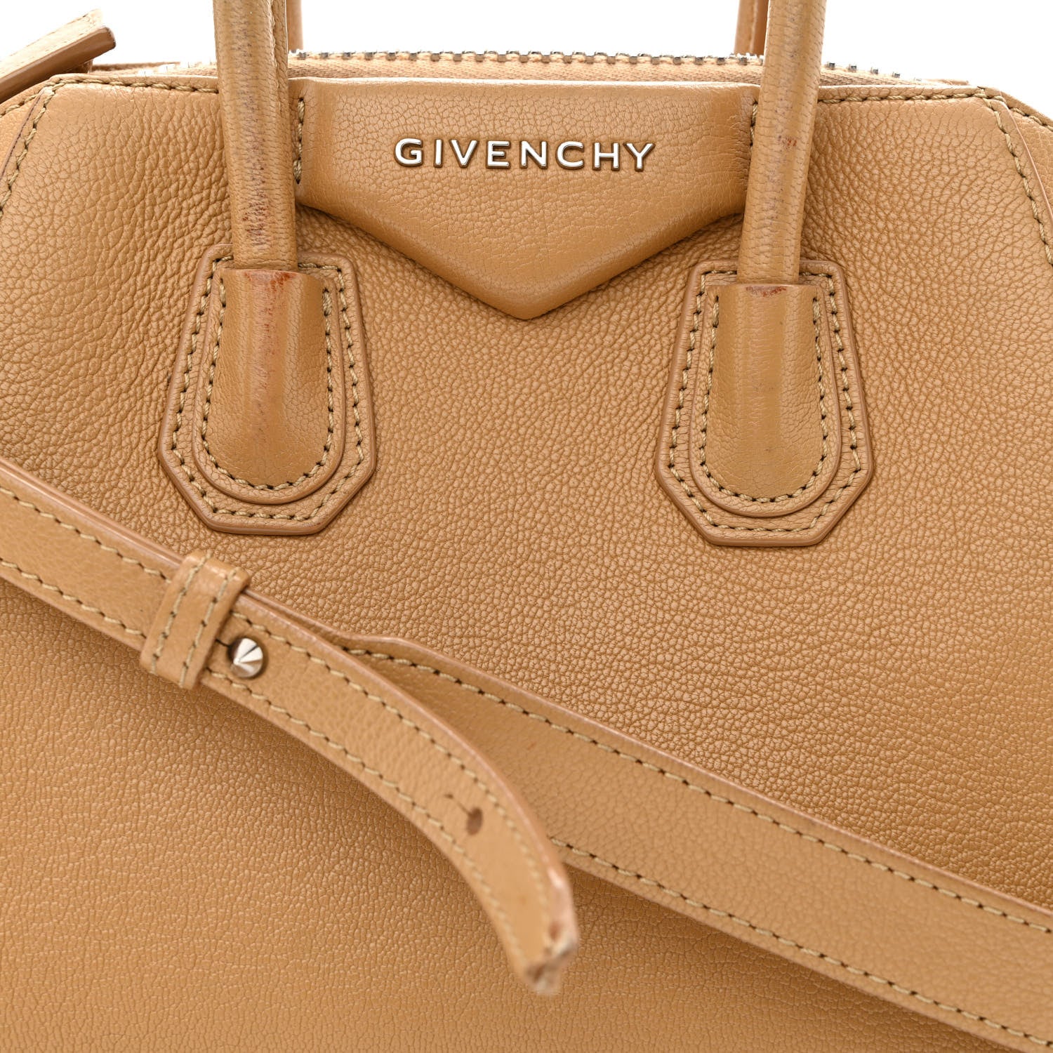 Givenchy Sugar Goatskin Mini Antigona Light Beige 8 of 20