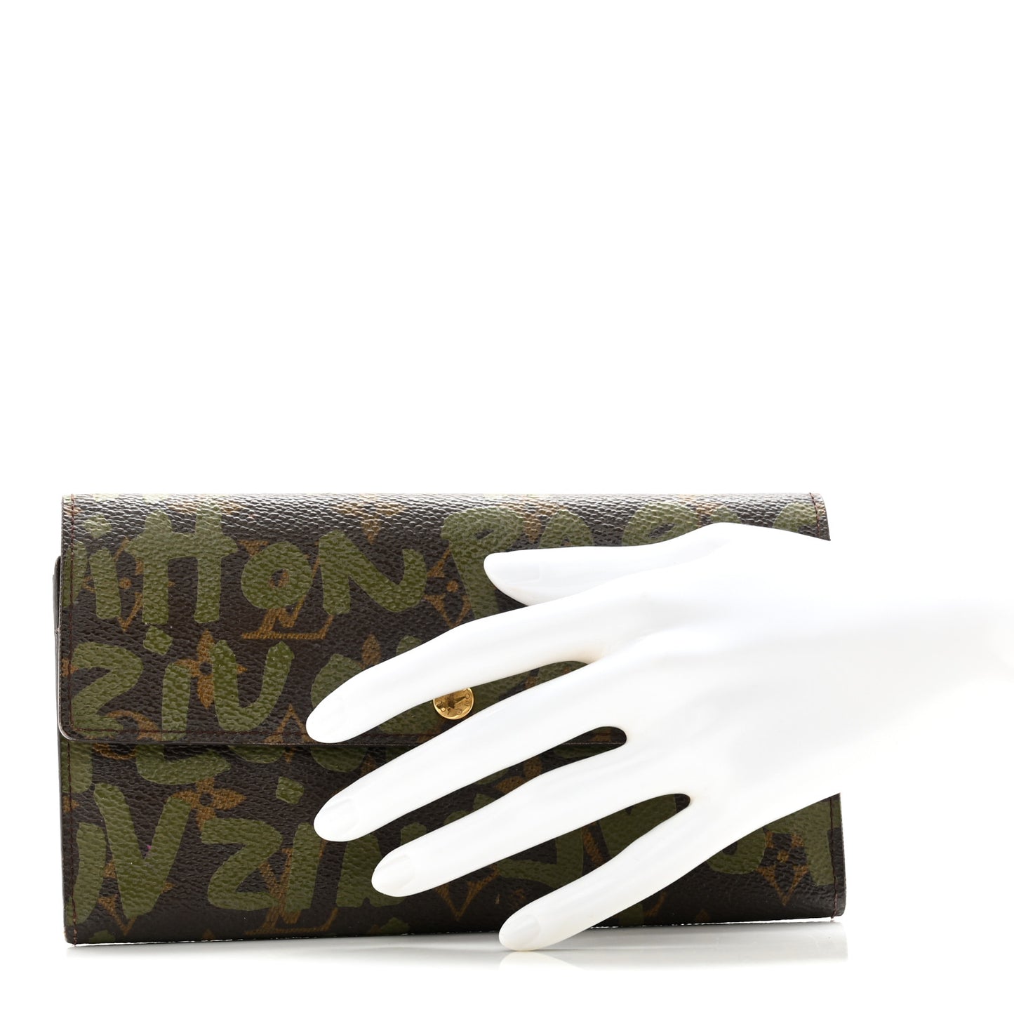 Monogram Graffiti Porte-Monnaie Wallet Kaki