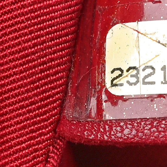 Lambskin Quilted Small Urban Spirit Backpack Red