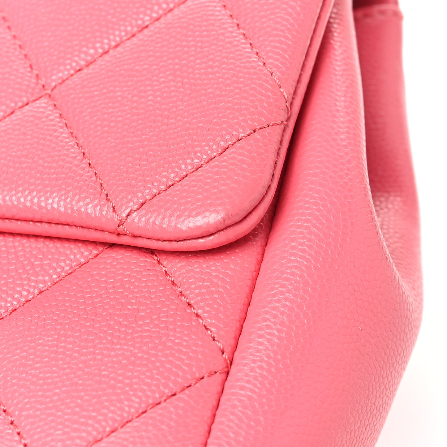 Caviar Quilted My Everything Flap Pink