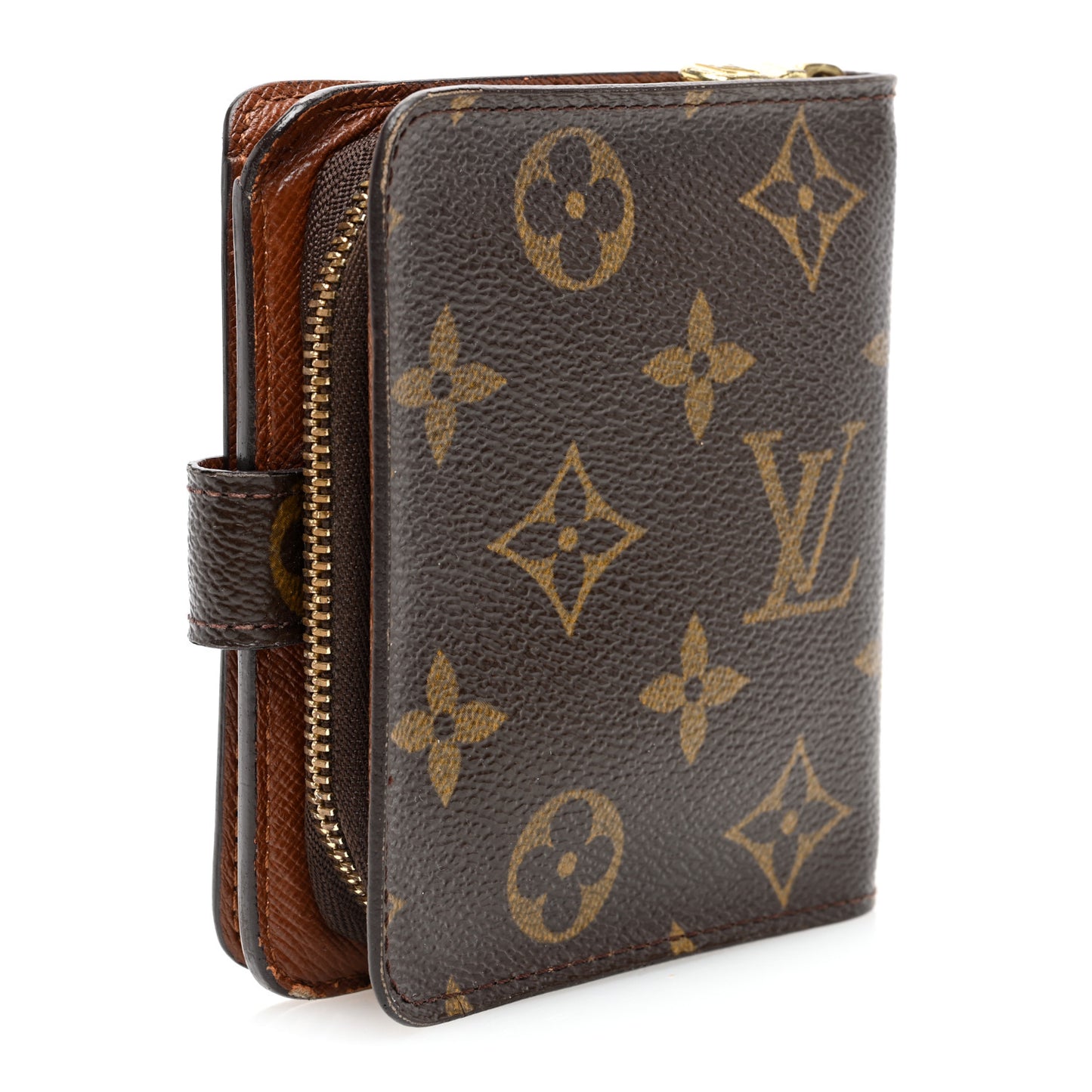 Monogram Compact Zippe Zipped Wallet