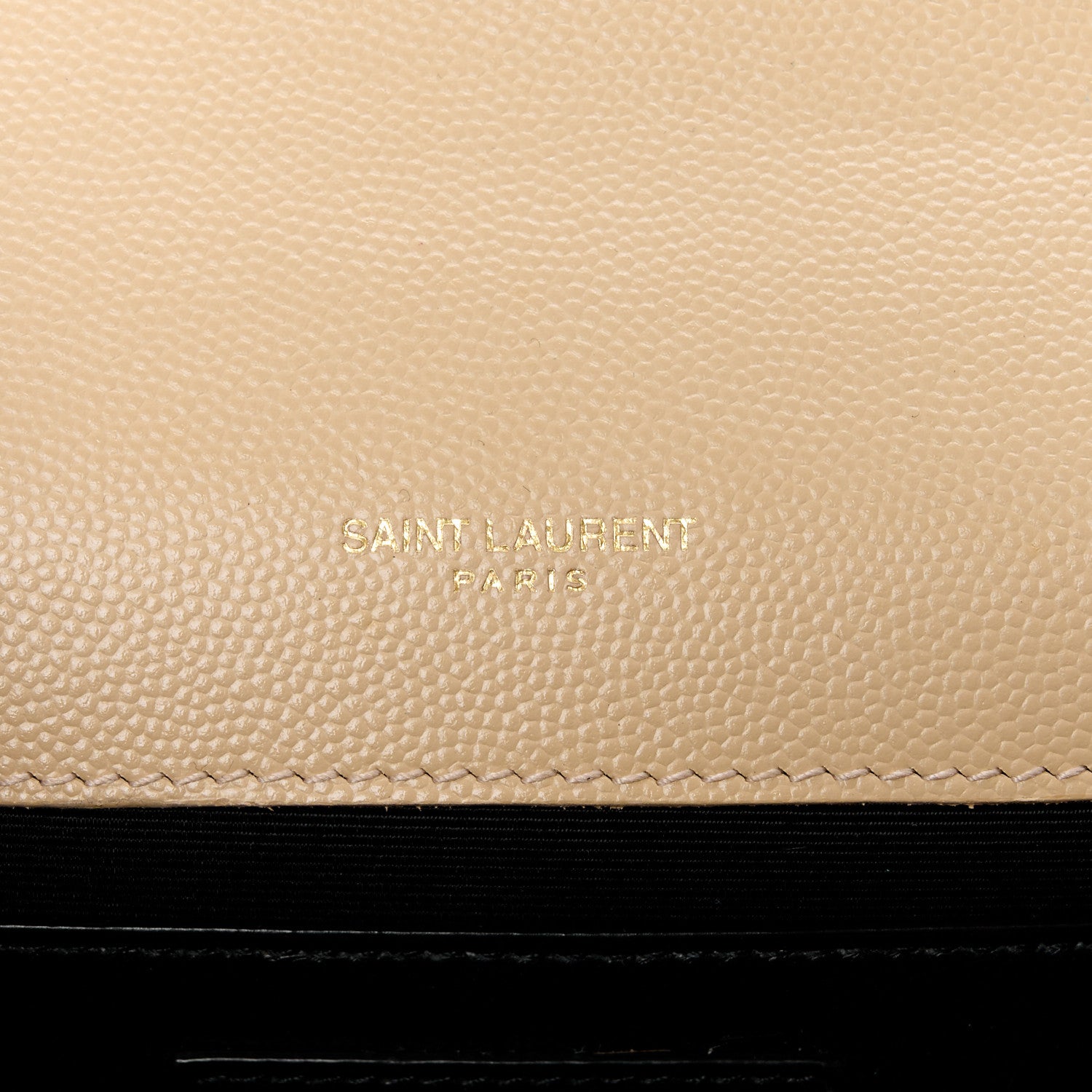 Saint Laurent Grain De Poudre Medium Monogram Kate Satchel Nude Powder 6 of 11