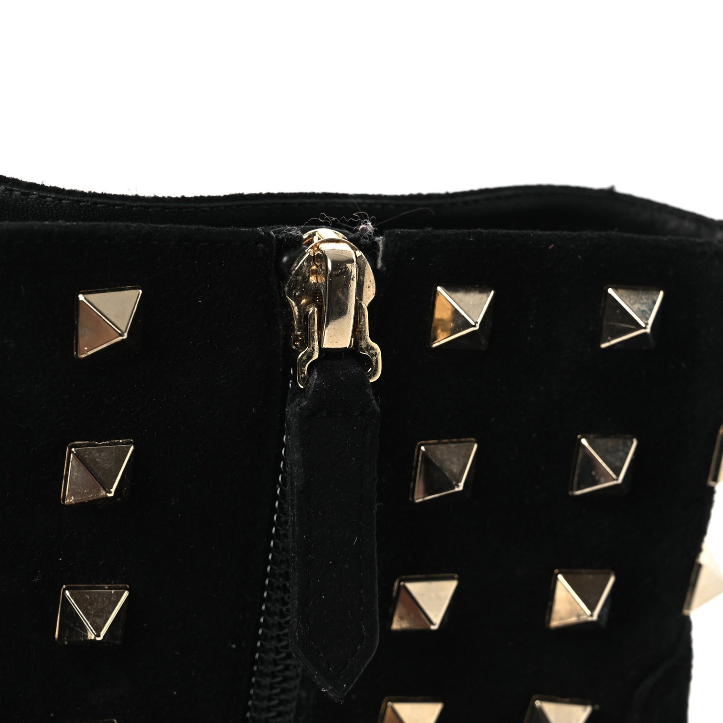 Suede Rockstud 100 Ankle Boots 38 Black