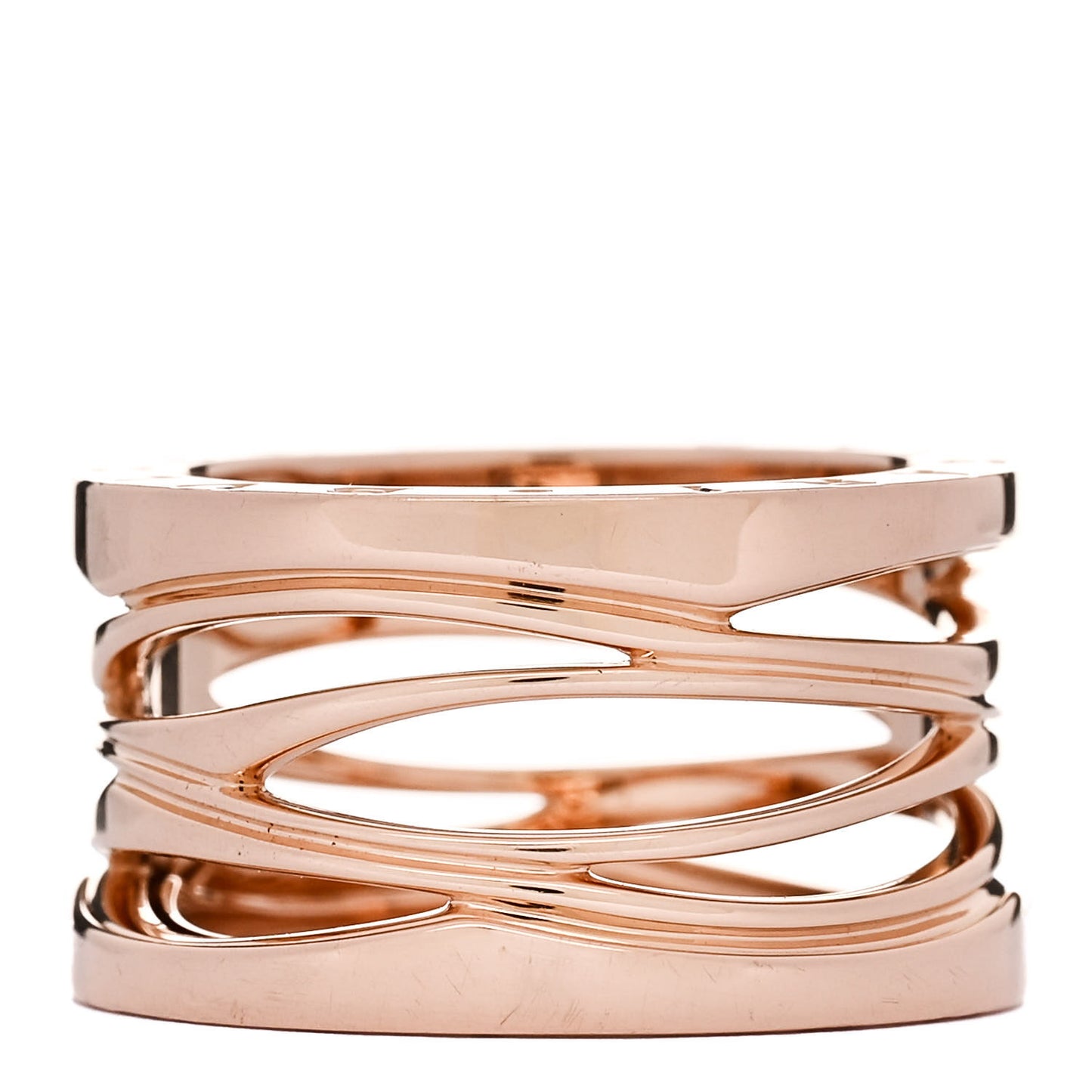 18K Rose Gold B.Zero1 Legend Four-Band Ring 54 6.75