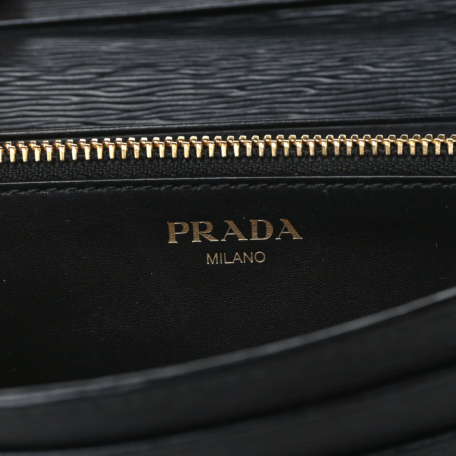 Prada Vitello Move Continental Flap Wallet Black 6 of 9
