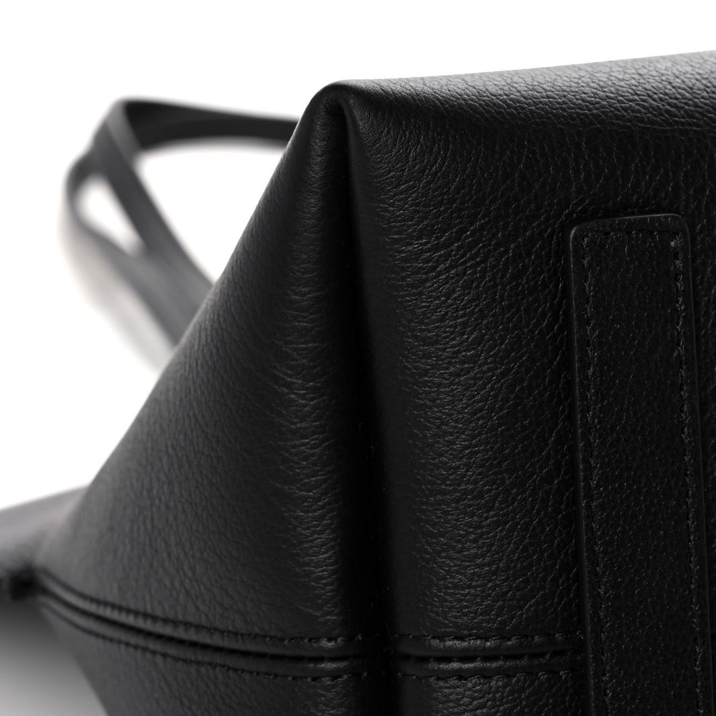 Calfskin Large Society Tote Black