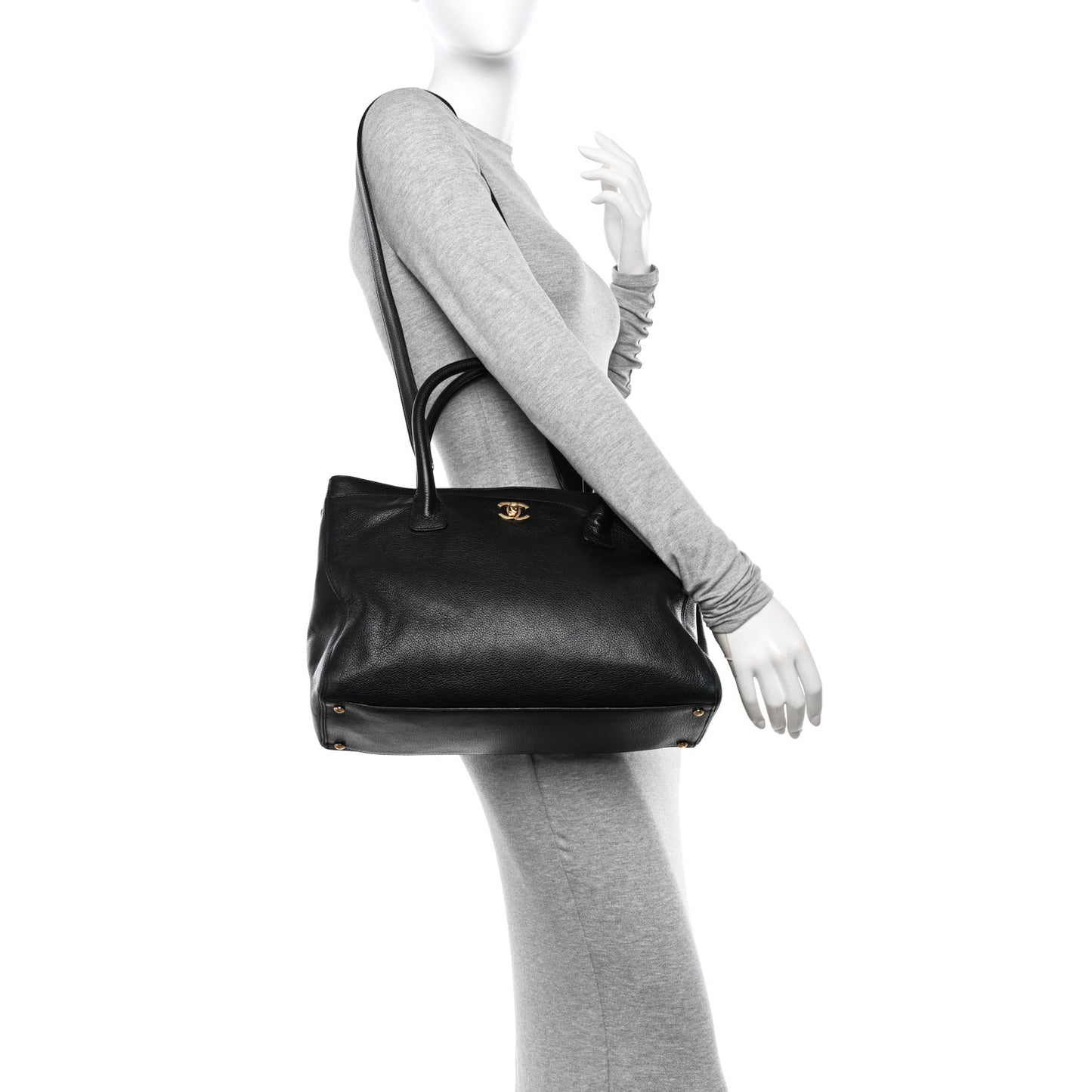 Caviar Cerf Executive Shopper Tote Black