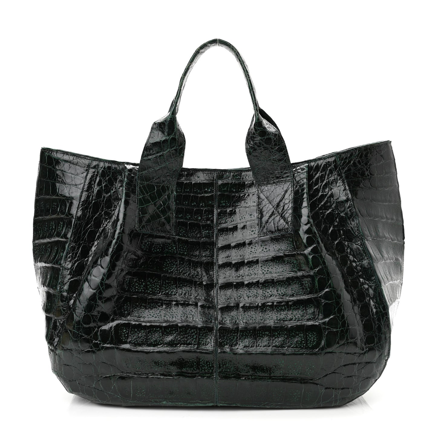 Crocodile Tote Green