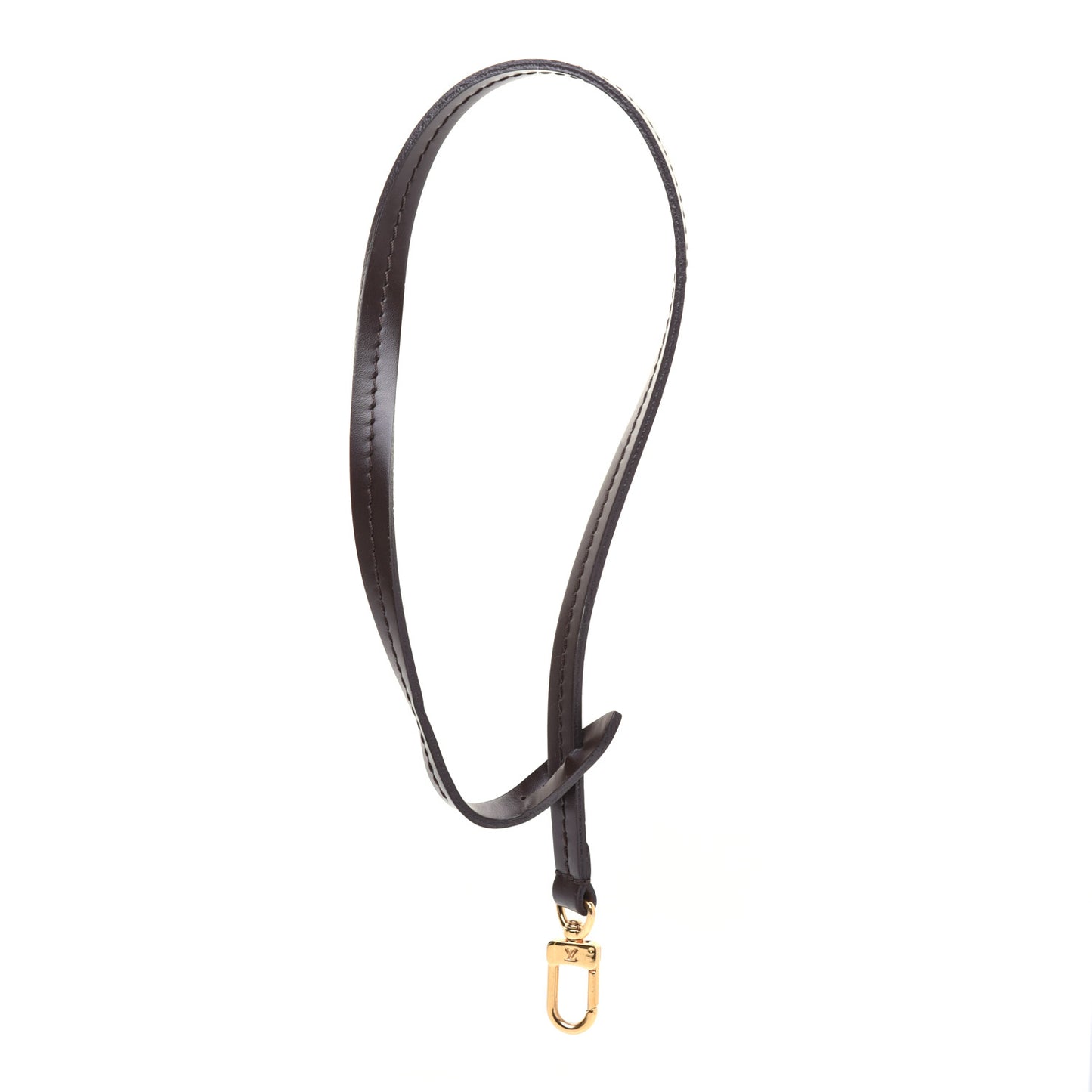 Calfskin Pochette Accessories Strap Brown