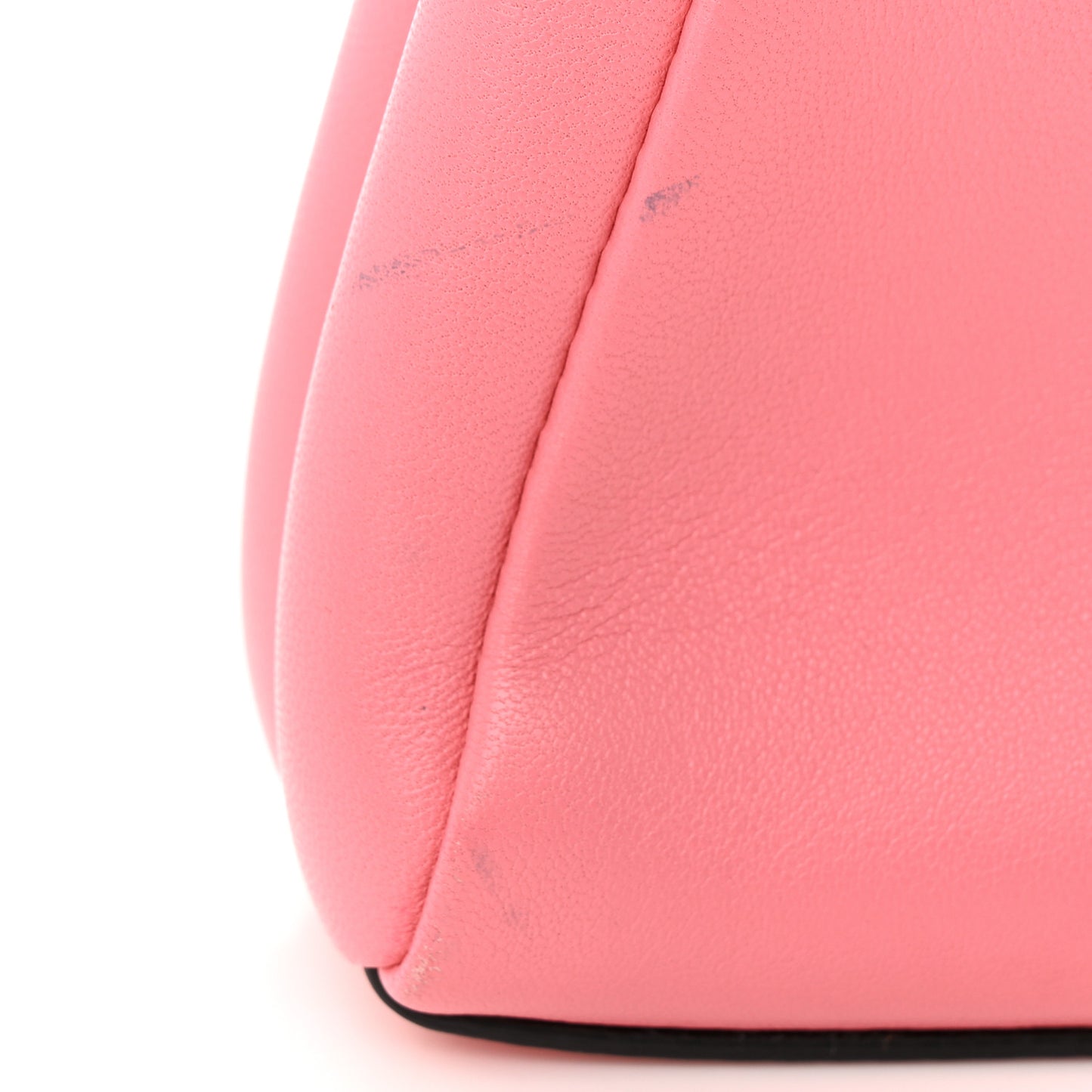 Shiny Nappa Micro Peekaboo Iconic Satchel Rosa Fluo