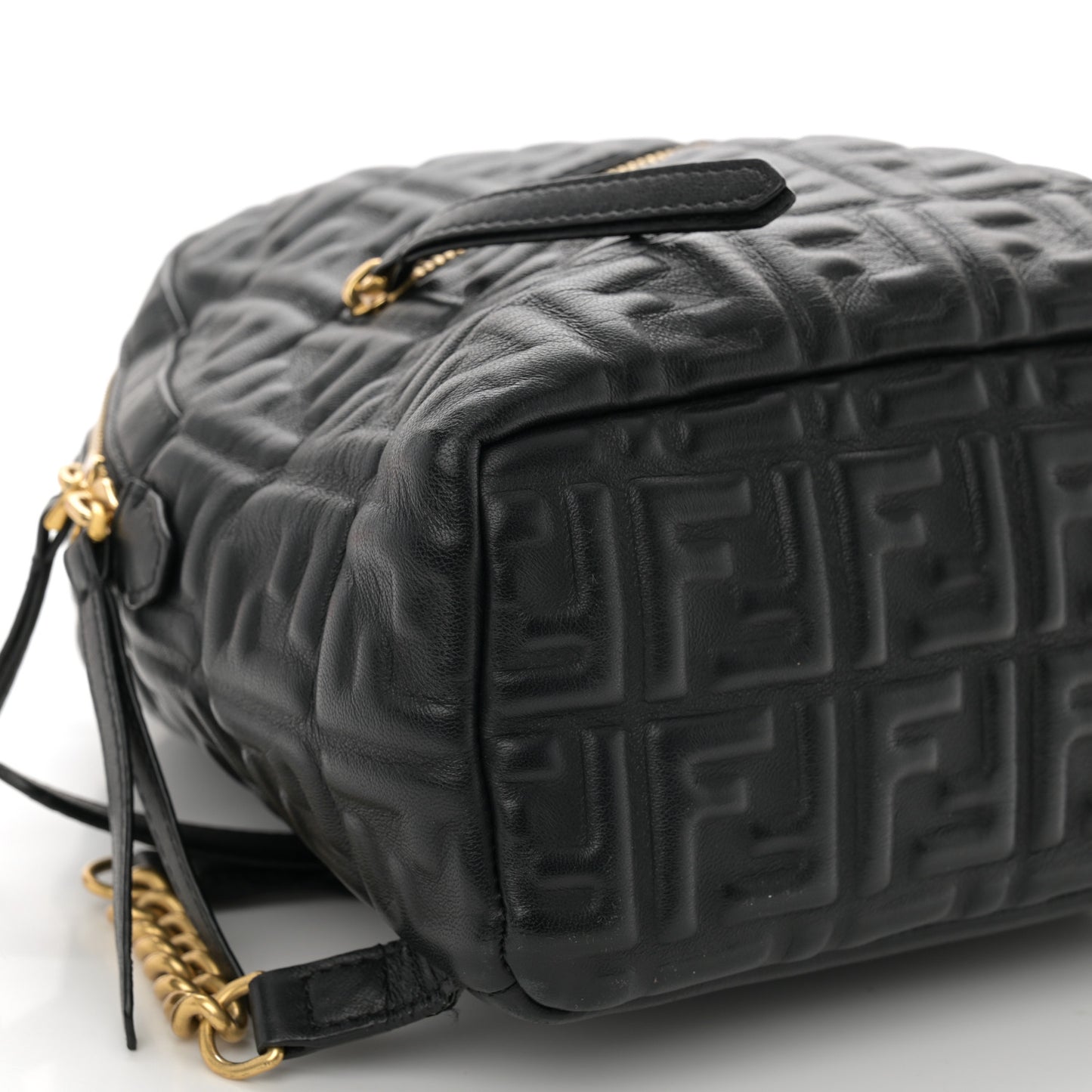 Nappa FF 1974 Embossed Mini Backpack Black