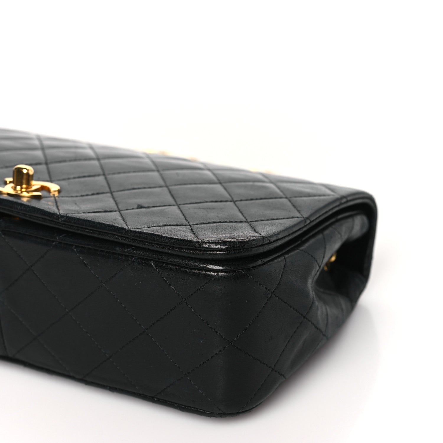 Chanel Lambskin Quilted Small Single Flap Black 10 of 15