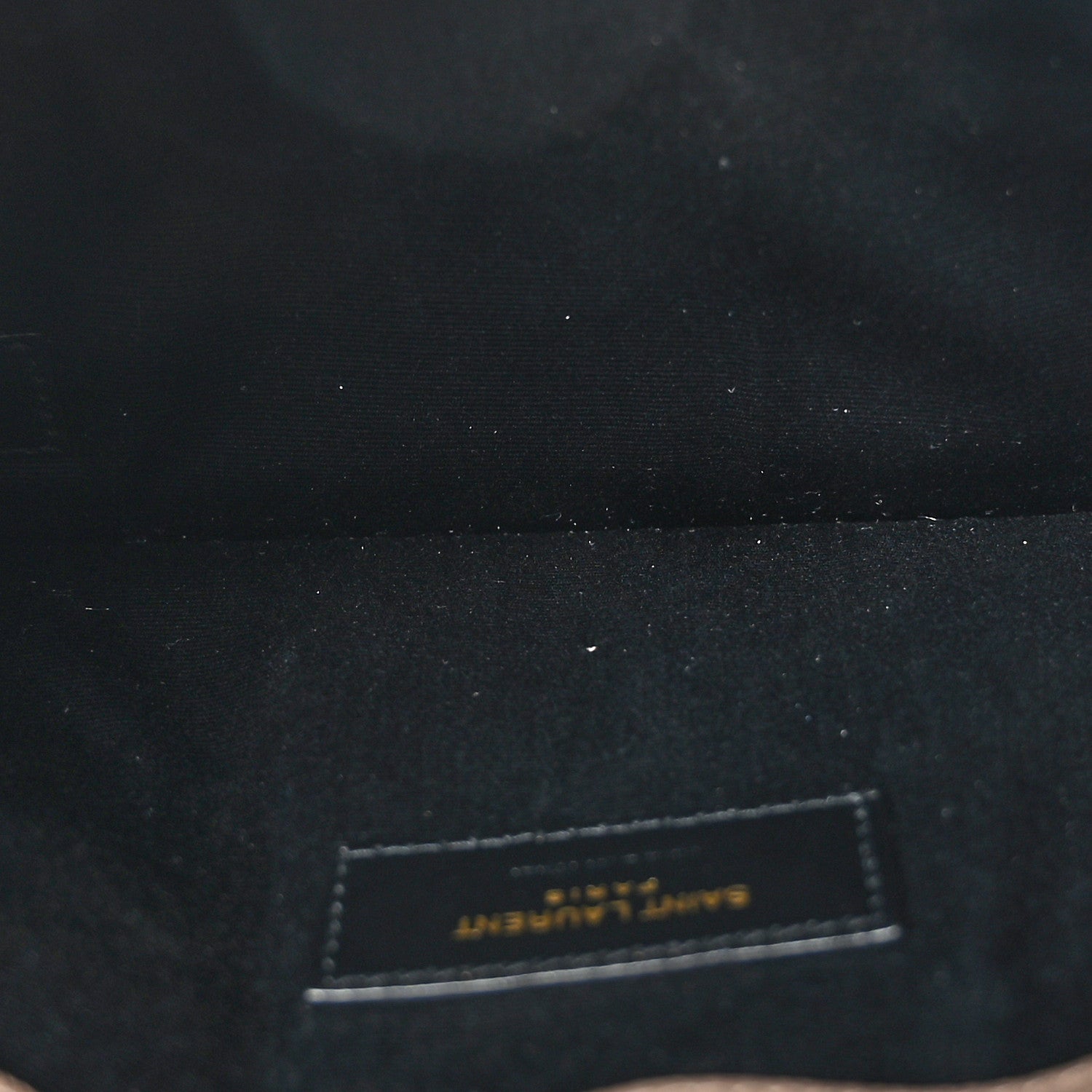 Saint Laurent Grain De Poudre Uptown Pouch Dark Beige 5 of 7