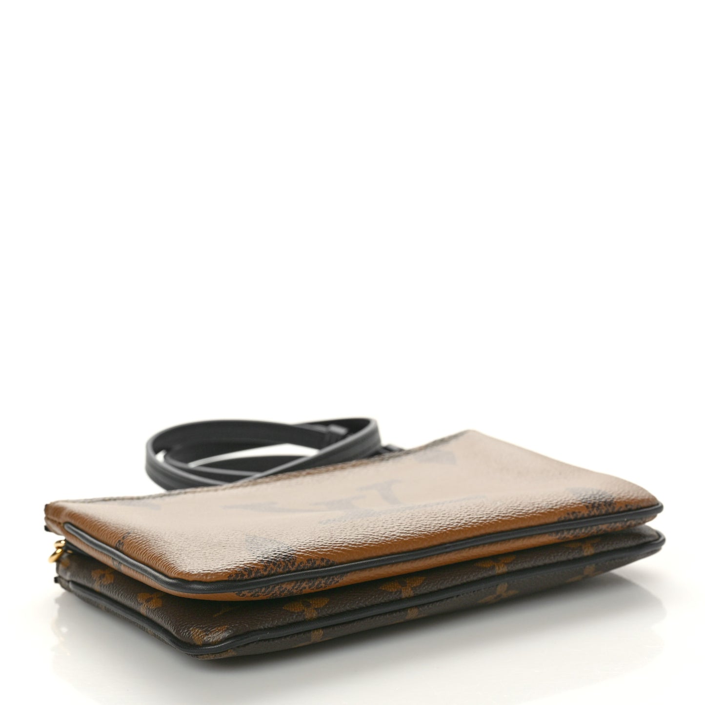 Reverse Monogram Giant Double Zip Pochette