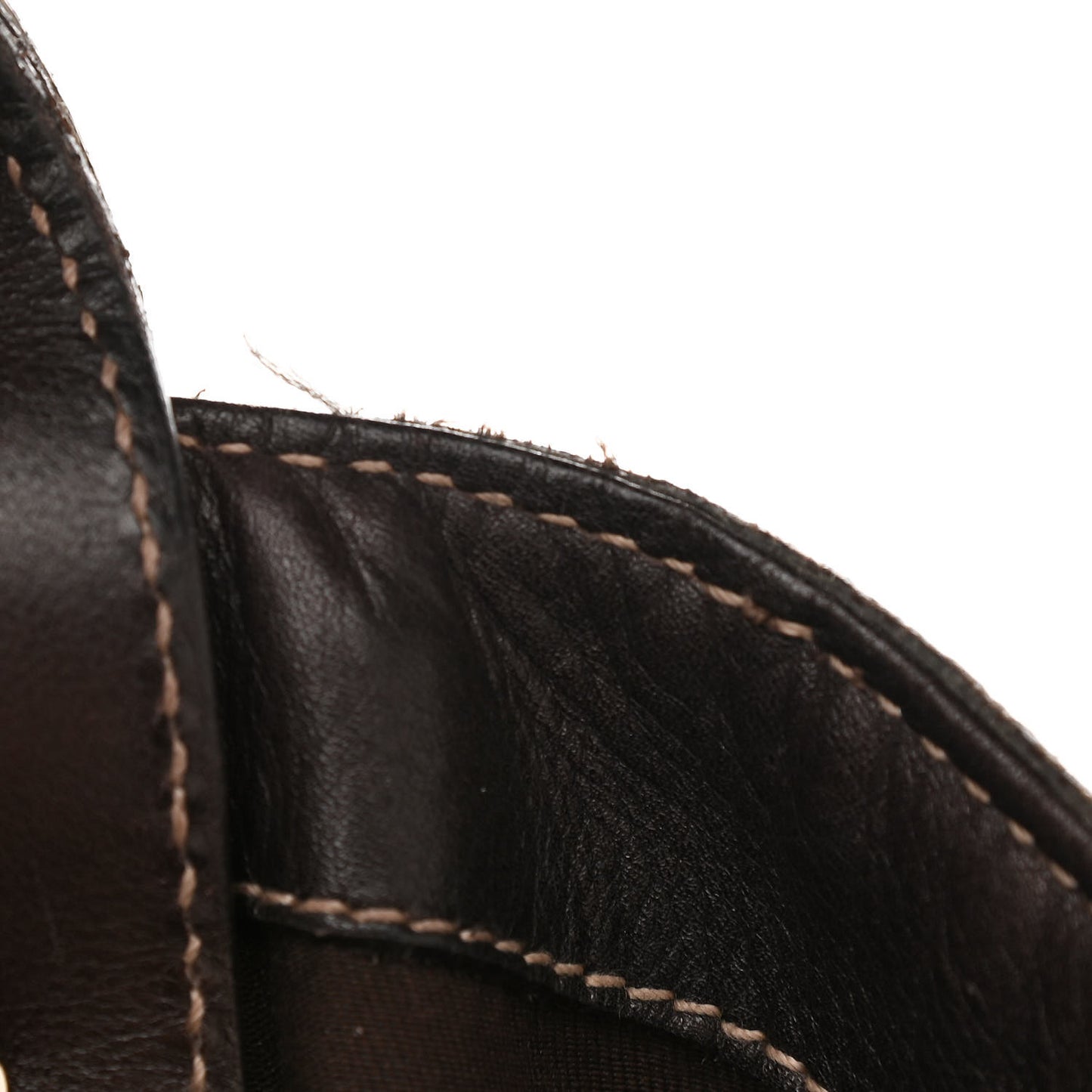 Monogram Large Wave Hobo Dark Brown