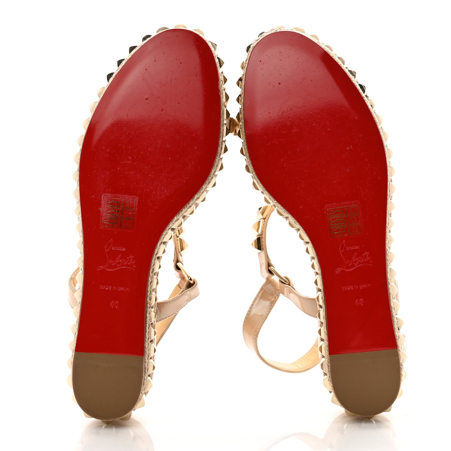 Specchio Vintage Cataclou 60 Platform Sandals 40 Platine Light Gold
