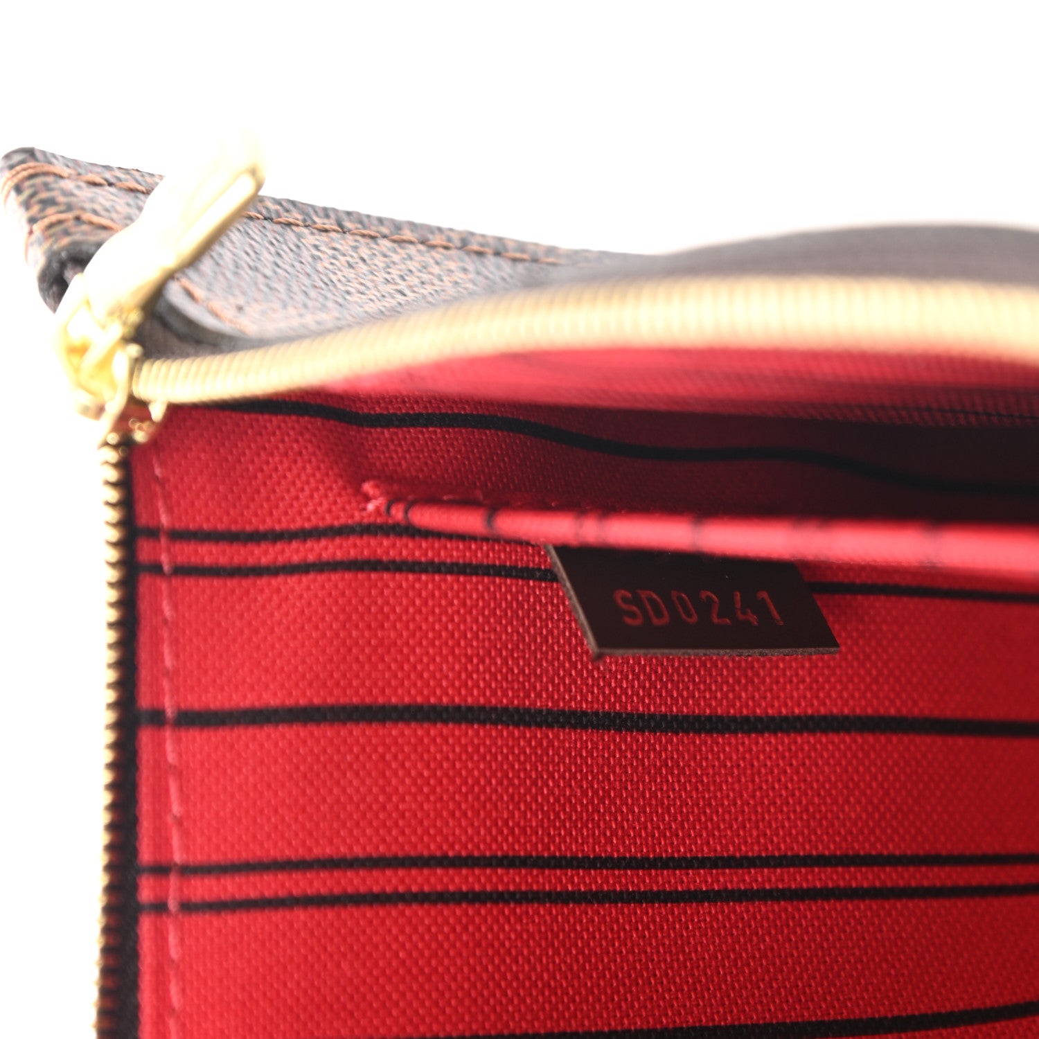 Louis Vuitton Damier Ebene Neverfull MM GM Pochette 8 of 8