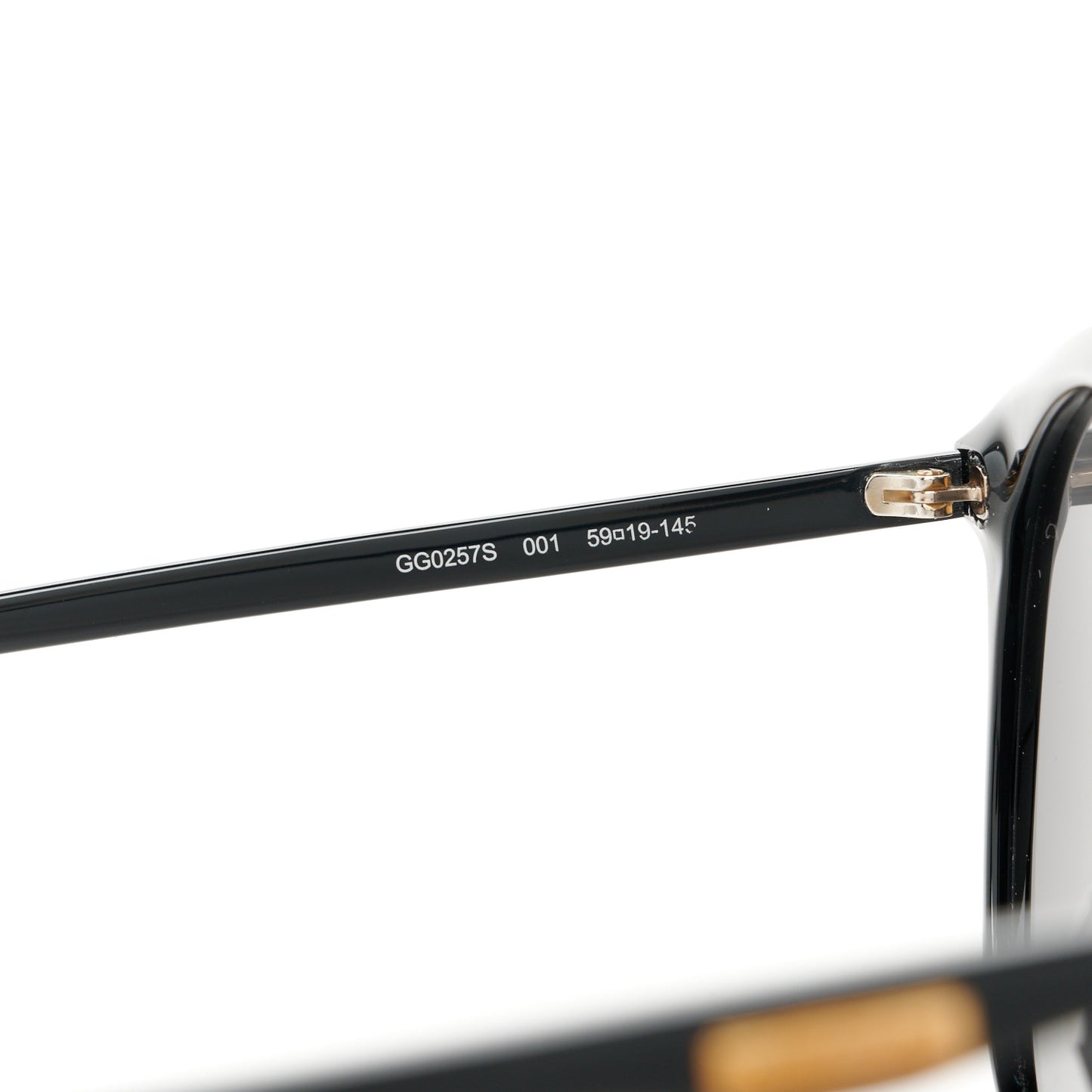Acetate GG Sunglasses GG0257S Black