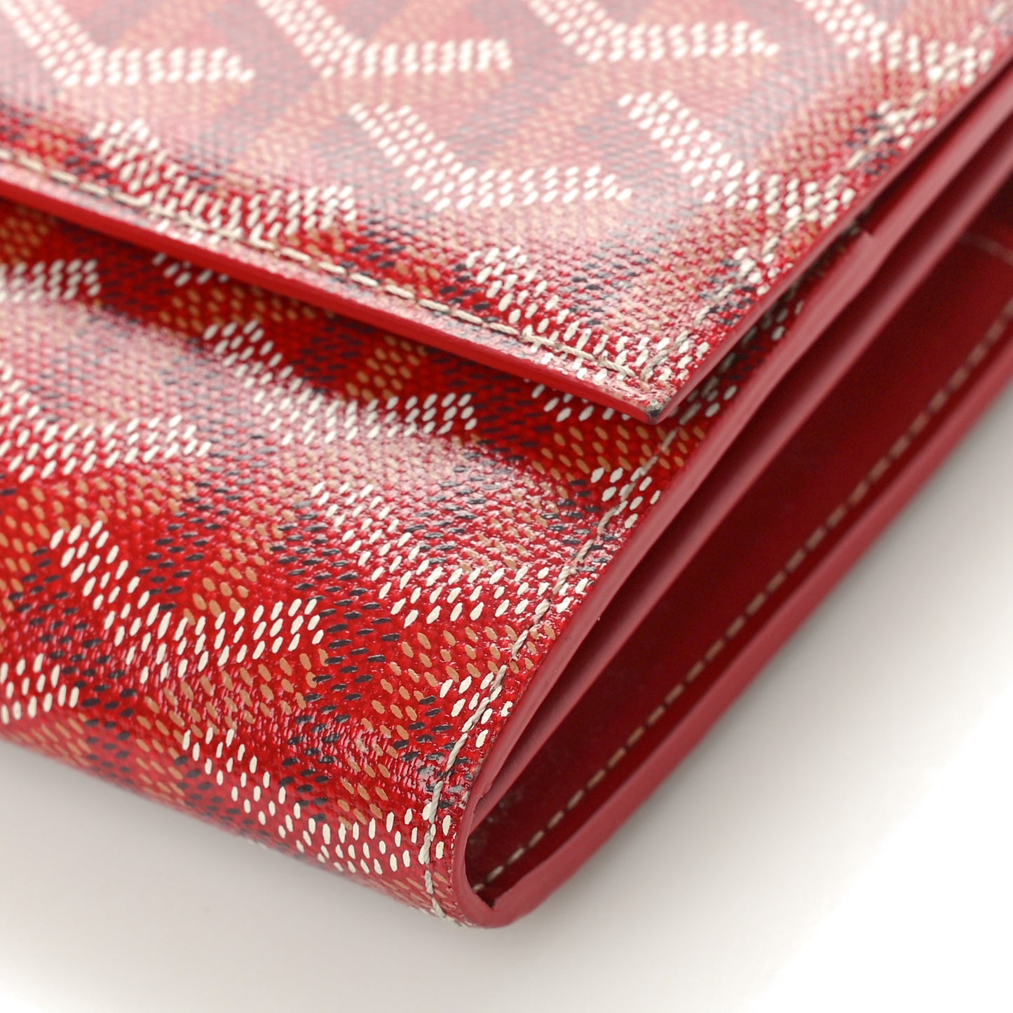 Goyardine Varenne Continental Wallet Red