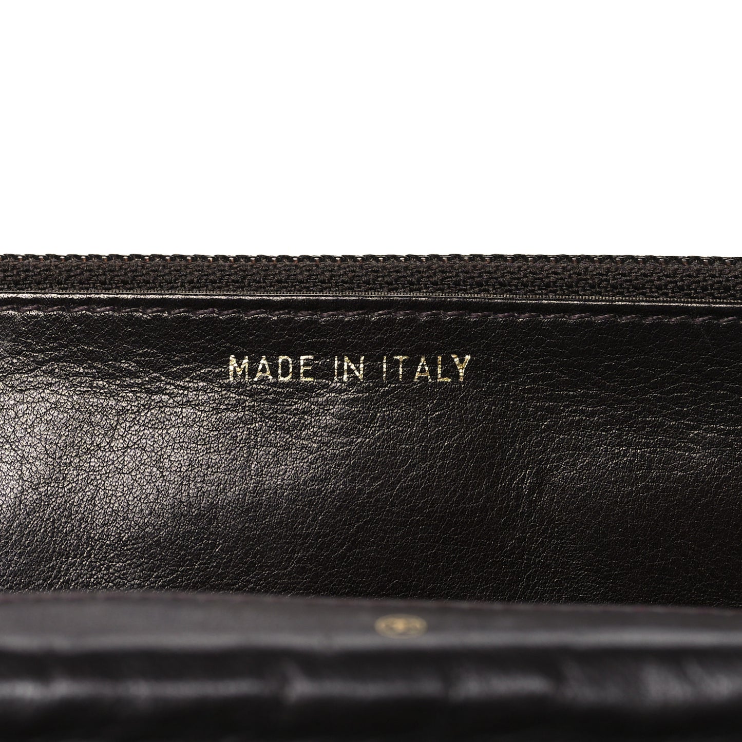 Suede Timeless CC Wallet on Chain WOC Brown