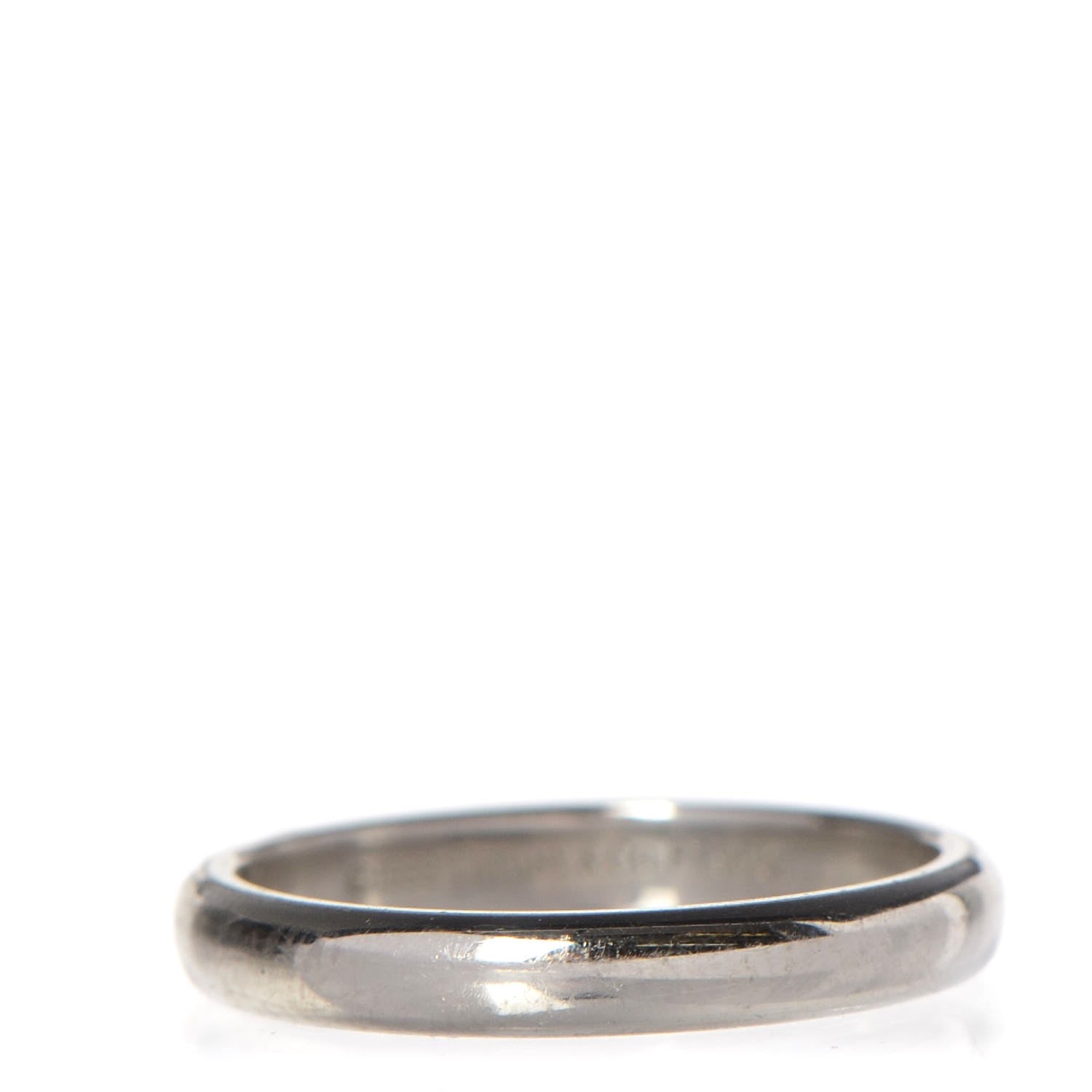 Tiffany Platinum 3mm Classic Wedding Band Ring 53 297390