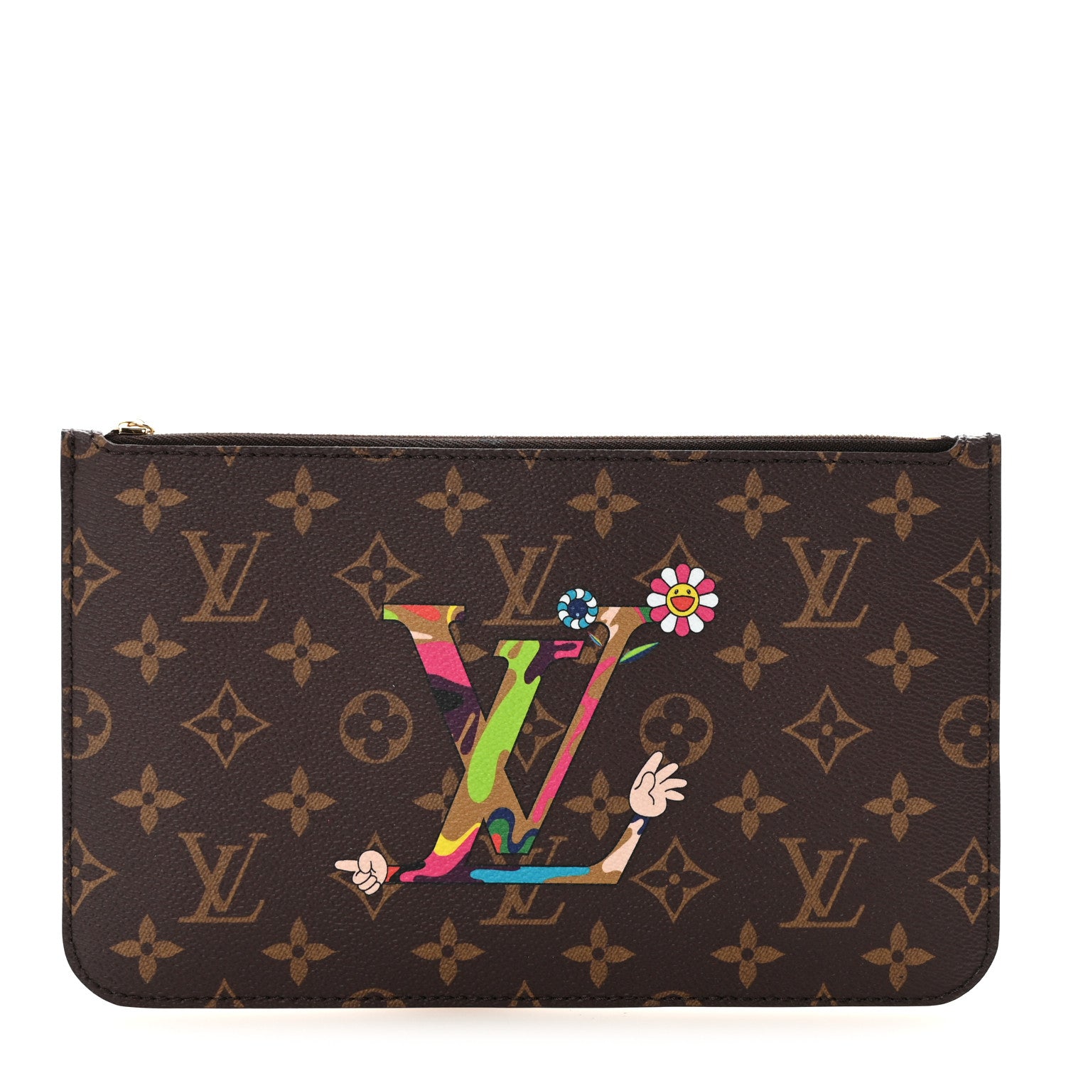 Louis Vuitton LV X TM Monogram Flowers Neverfull Pochette 1868672