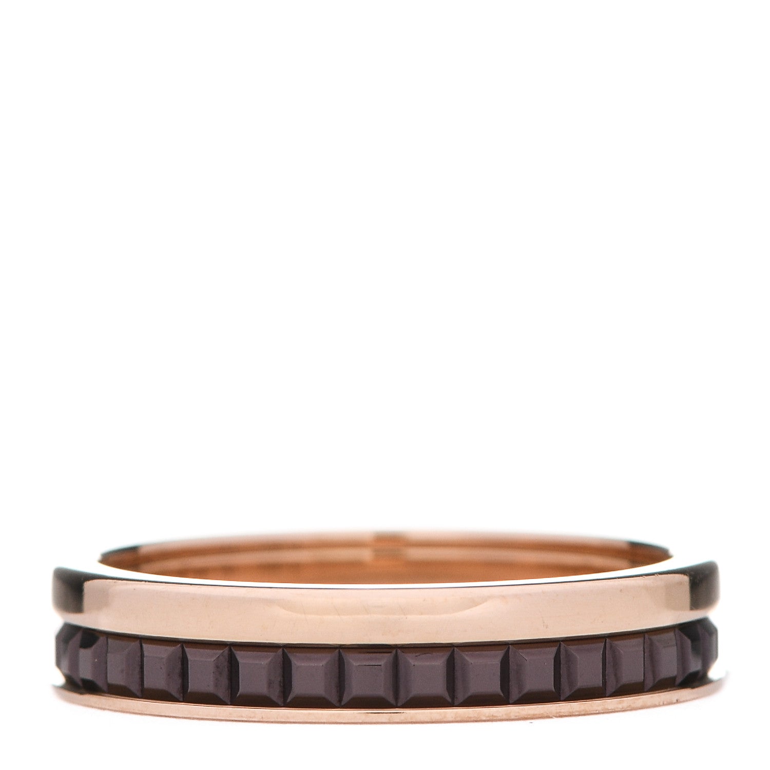 Boucheron 18K Pink Gold PVD Quatre Classique Wedding Band Ring 51 5.75 1 of 5