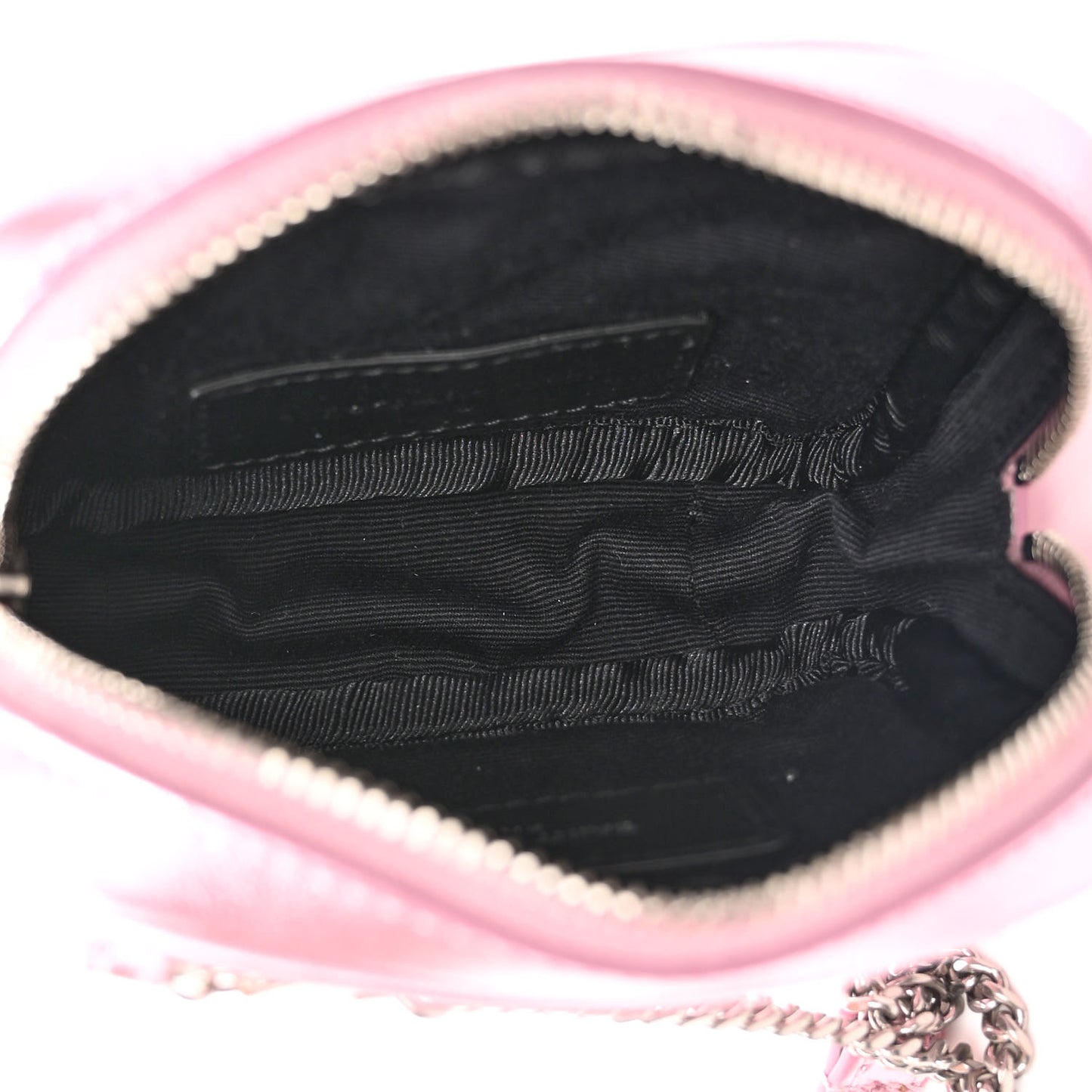 Metallic Calfskin Matelasse Chevron Monogram Baby Lou Camera Bag New Azalea
