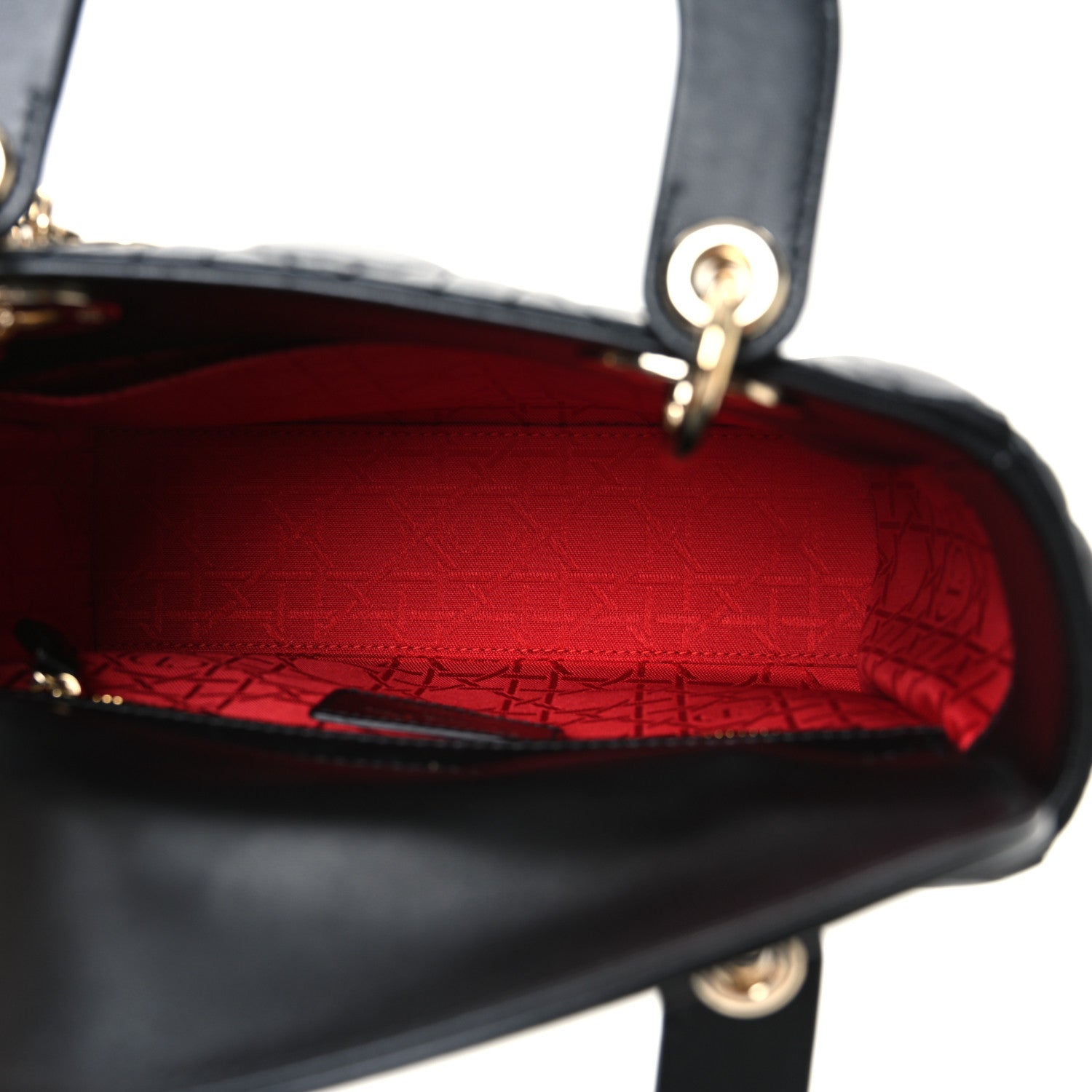 Christian Dior Lambskin Cannage Small My ABCDior Lady Dior Black 6 of 13
