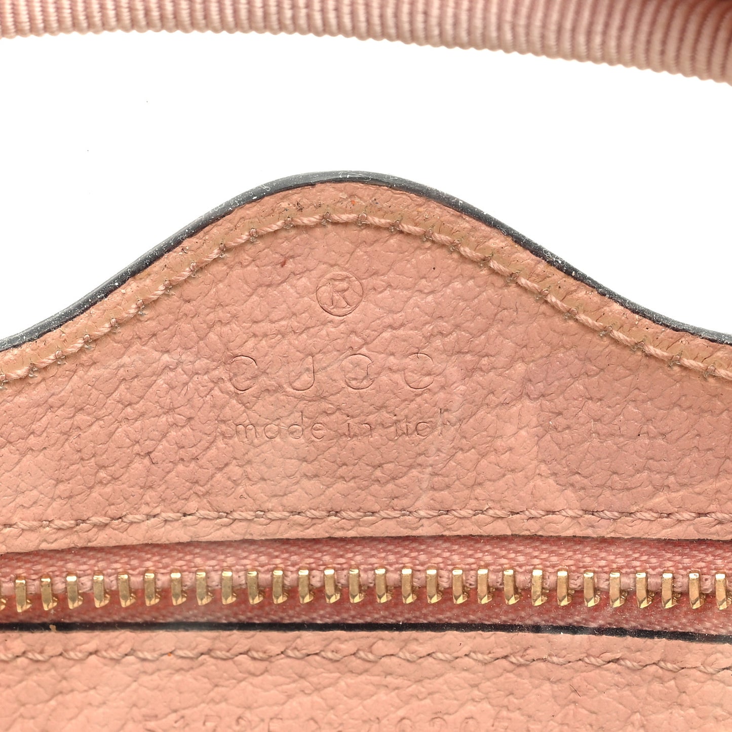 Vinyl Web Mini Ophidia Transparent Shoulder Bag Perfect Pink