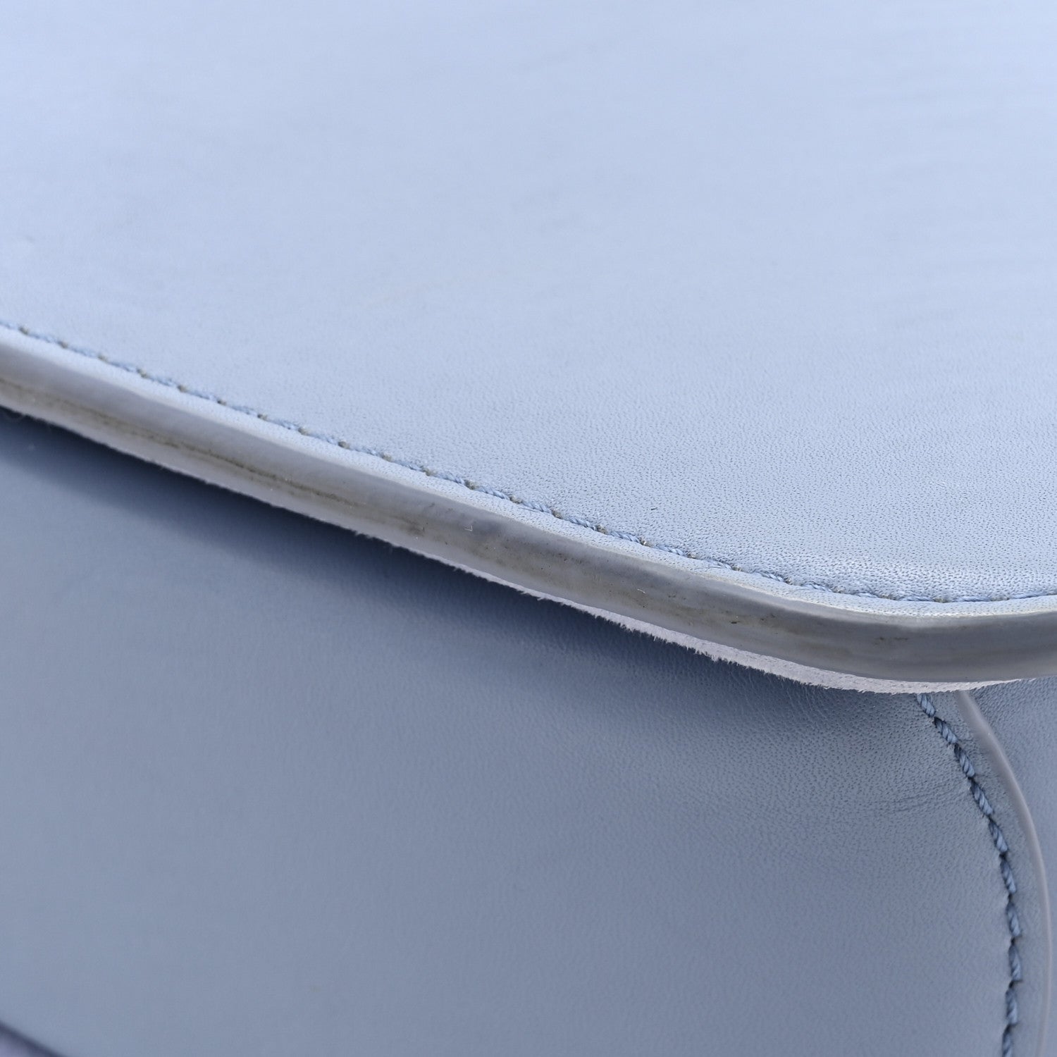 Loro Piana Calfskin Artemis Shoulder Bag Blue 16 of 19