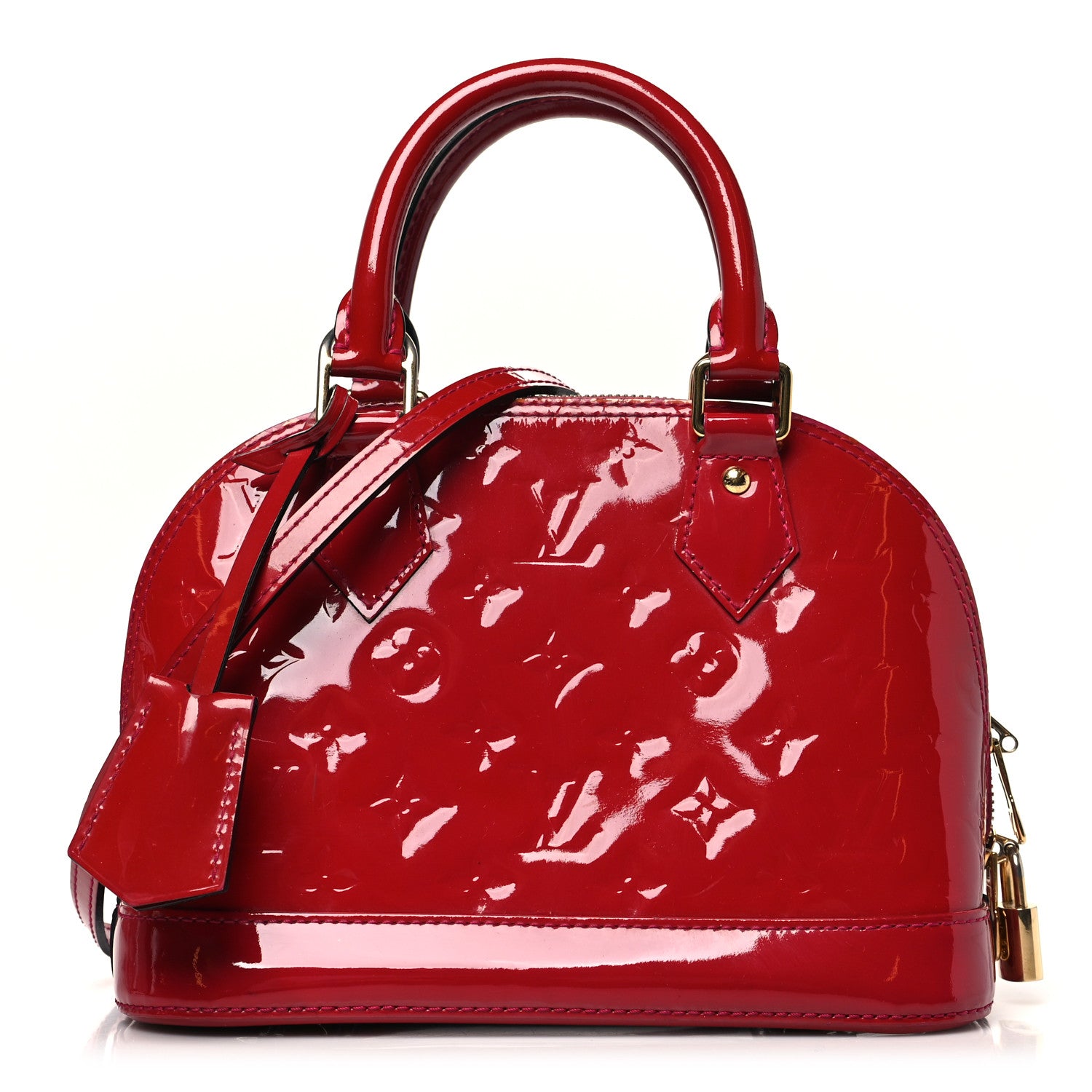 Louis Vuitton Vernis Alma BB Rose Indien 1 of 9