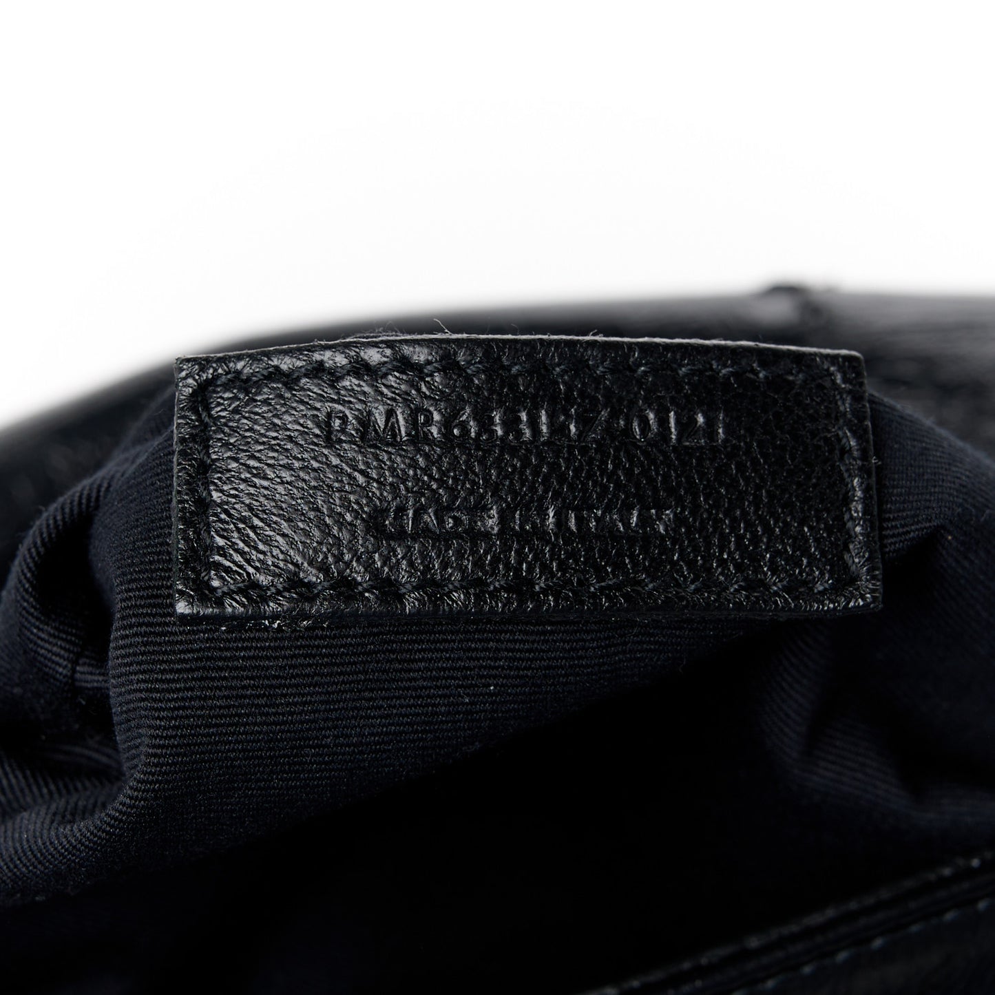 Crinkled Calfskin Matelasse Monogram Large Niki Chain Satchel Black