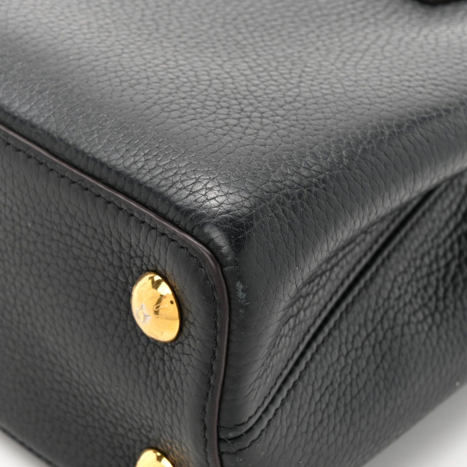 Louis Vuitton Taurillon Capucines BB Black 19 of 19