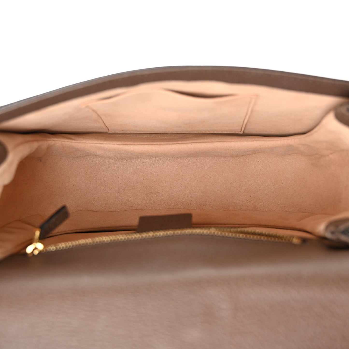 GG Supreme Monogram Web Small Ophidia Flap Messenger Bag Brown