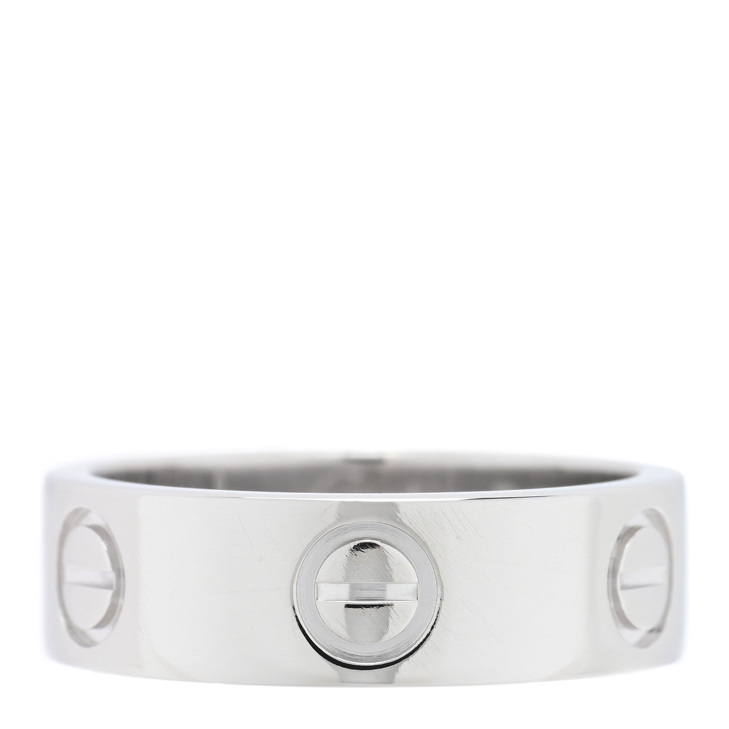 Cartier Platinum 5.5mm LOVE Ring 49 5 1 of 4