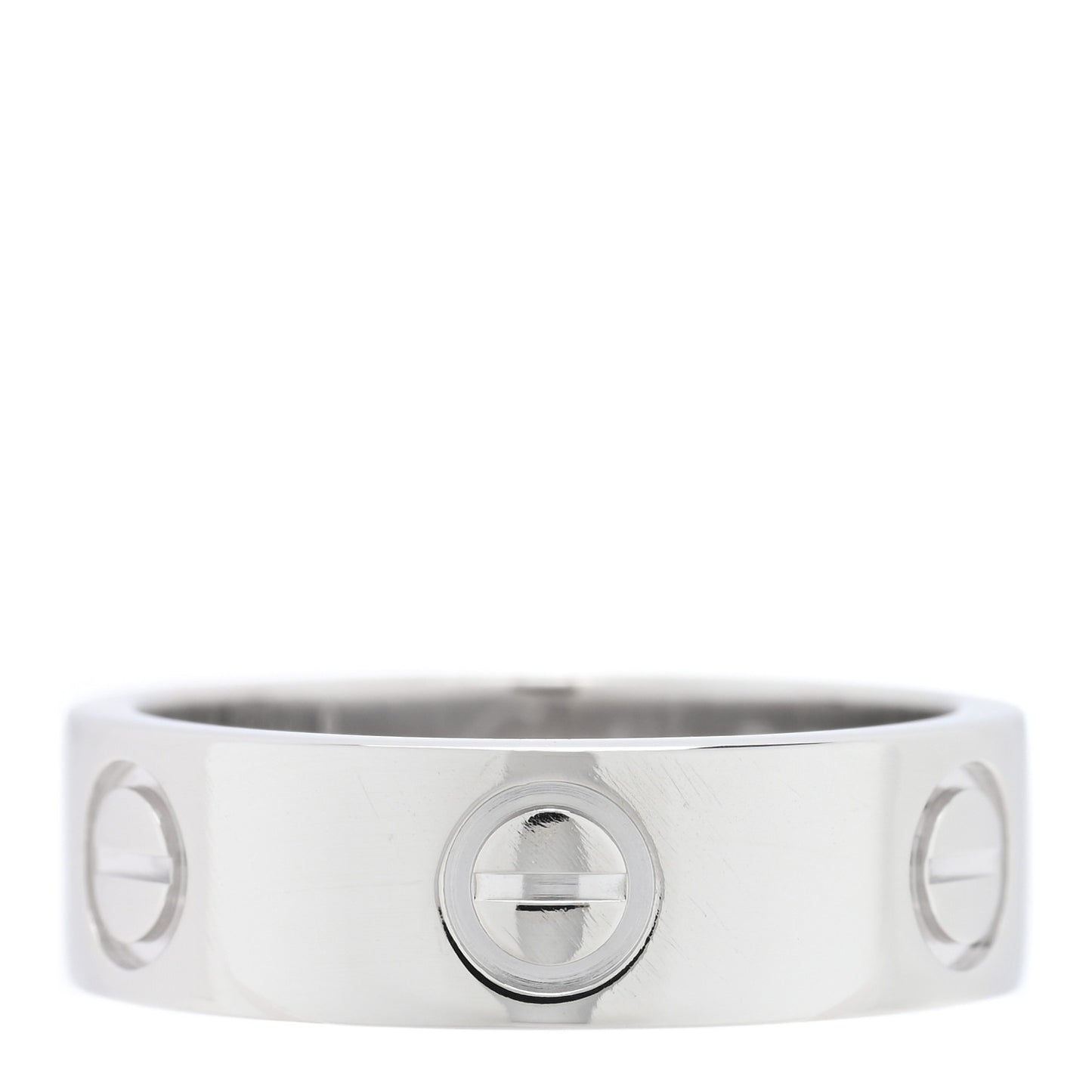 Platinum 5.5mm LOVE Ring 49 5