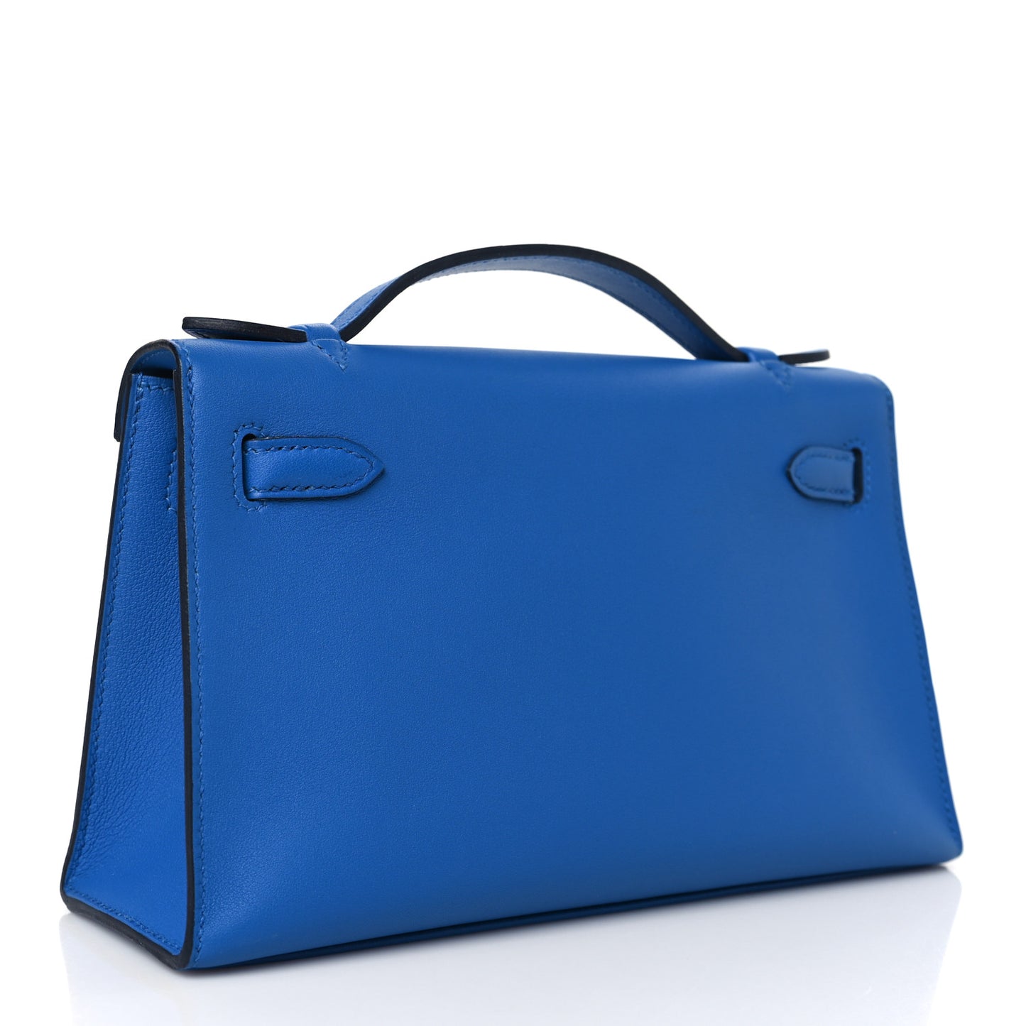 Swift Kelly Pochette Clutch Bleu Zellige