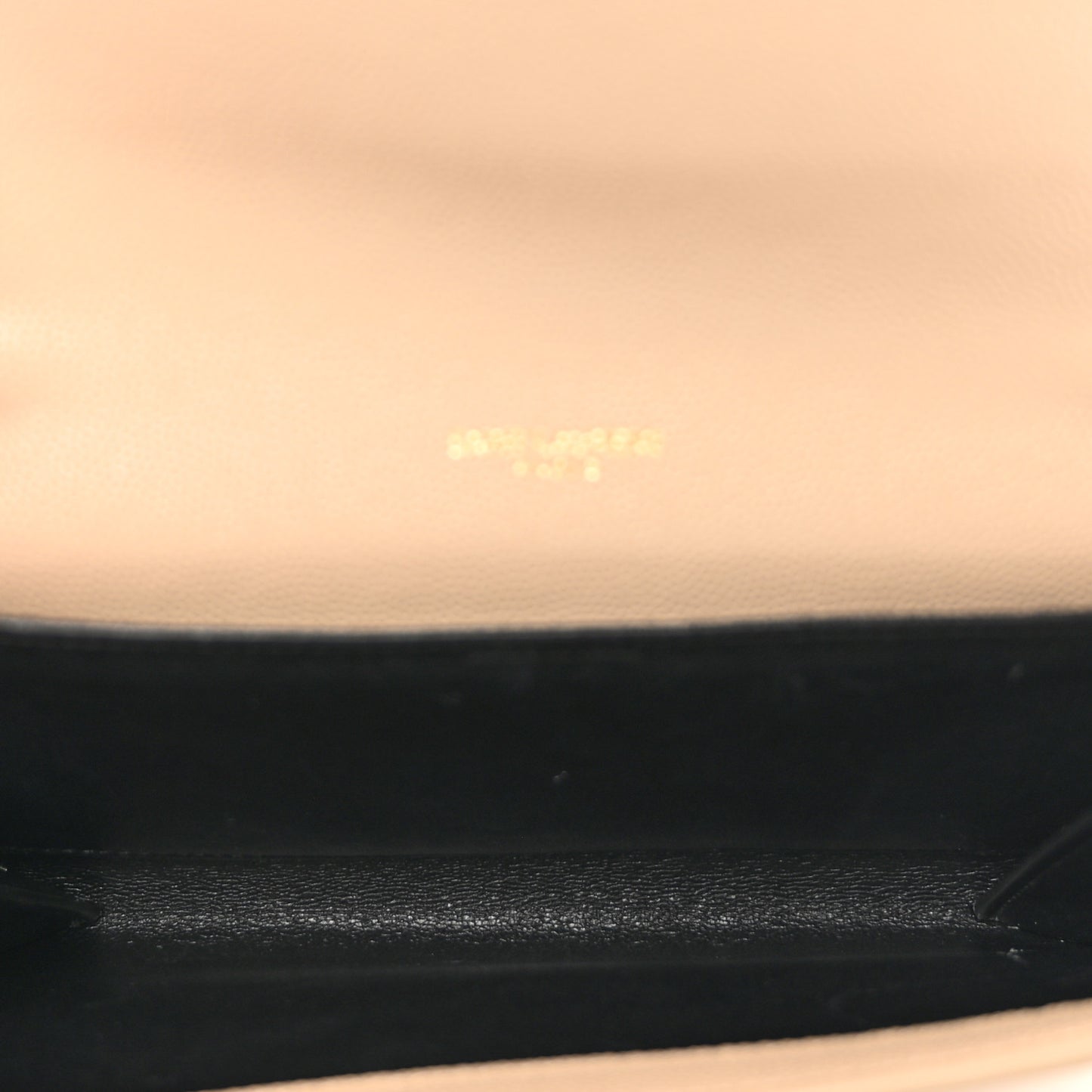 Grain De Poudre Monogram Uptown Chain Wallet Dark Beige