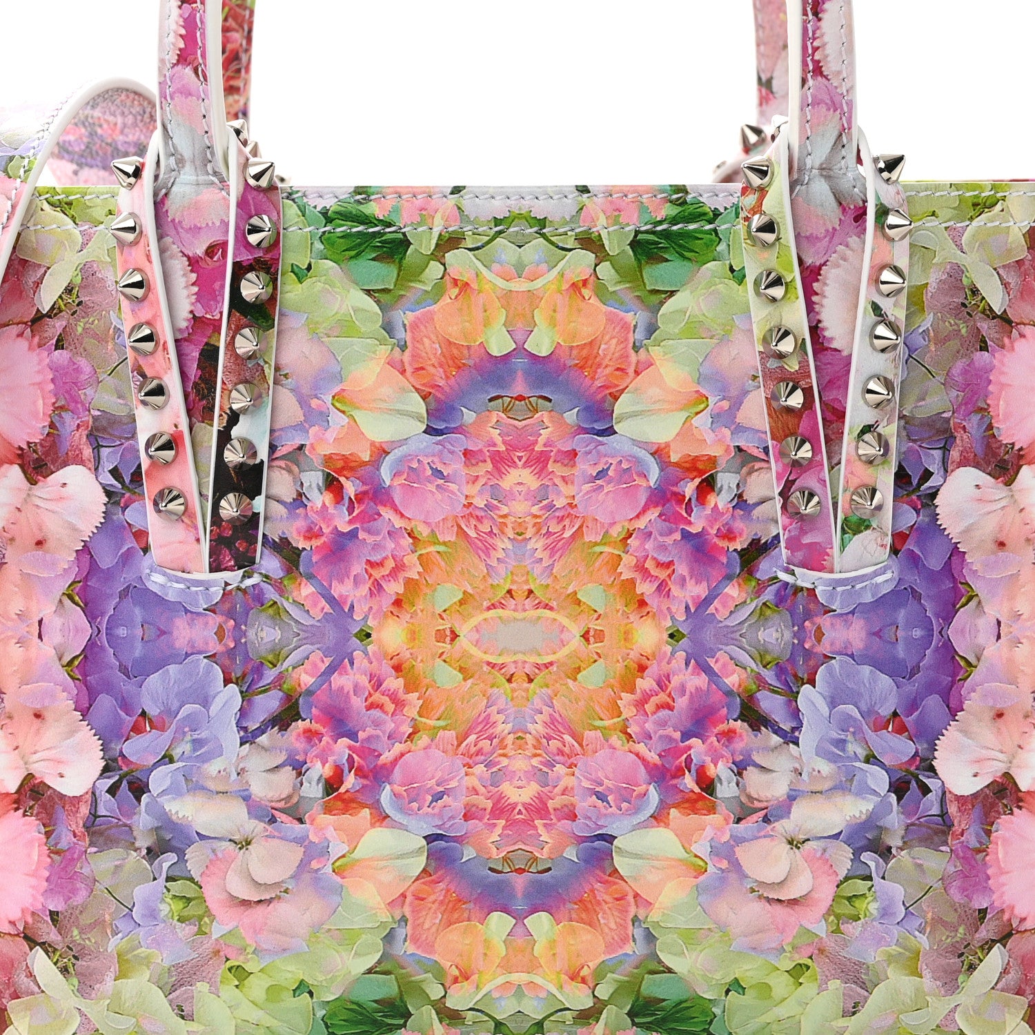 Christian Louboutin Calfskin Mini Paris Blooming Cabata Tote 7 of 9