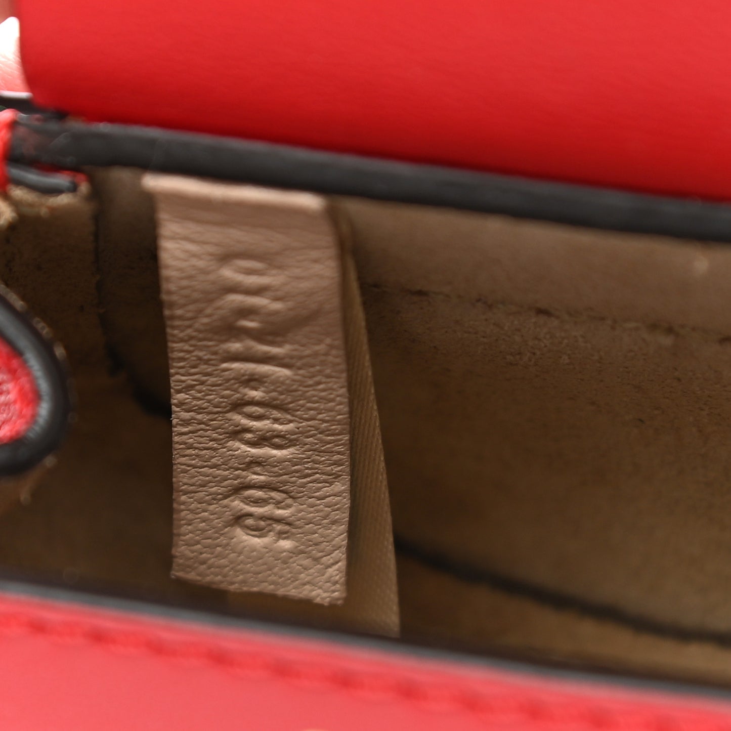 Shiny Calfskin Mini Drew Bracelet Bag Juicy Red
