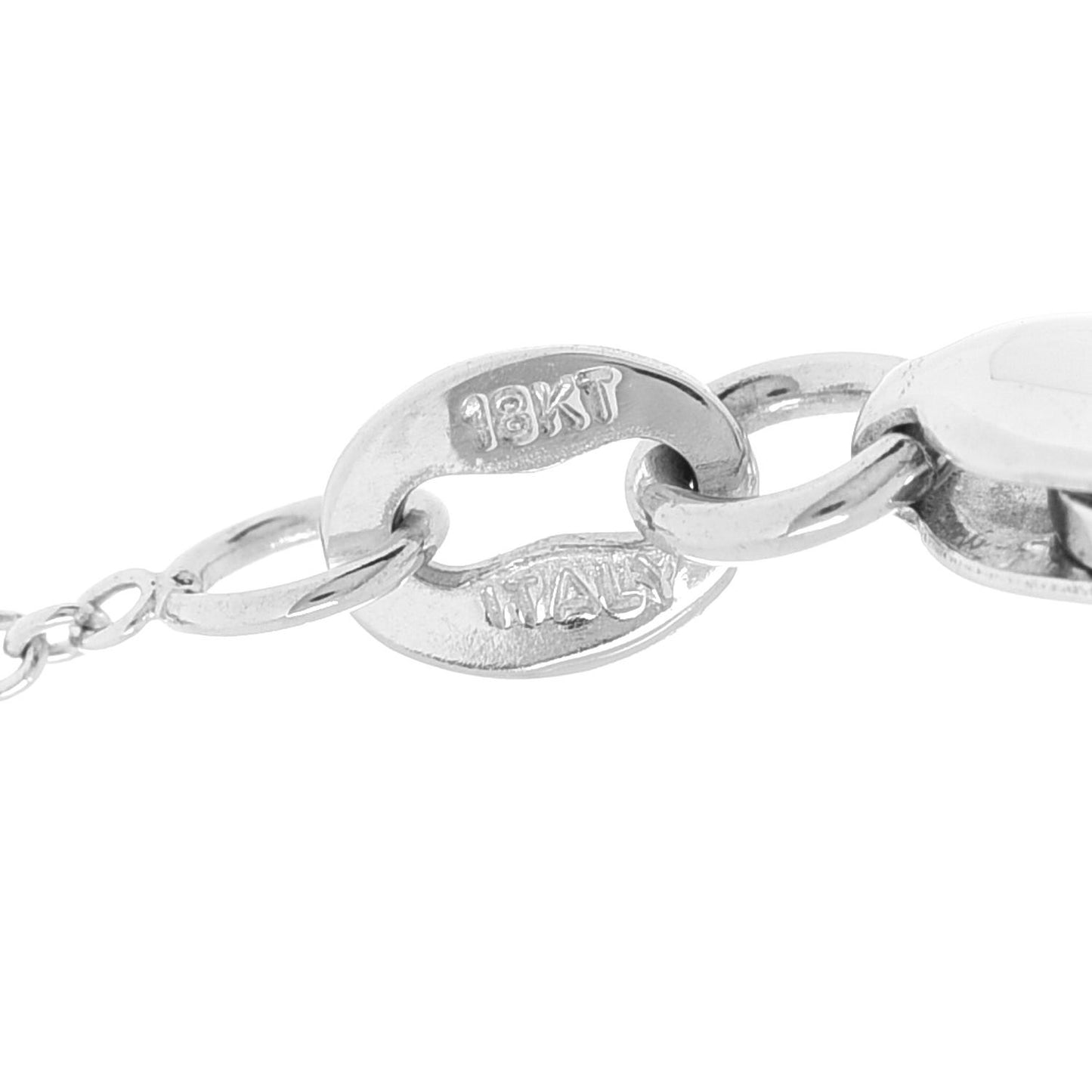 18K White Gold Diamond .23ct Diamonds by the Inch Pendant Necklace