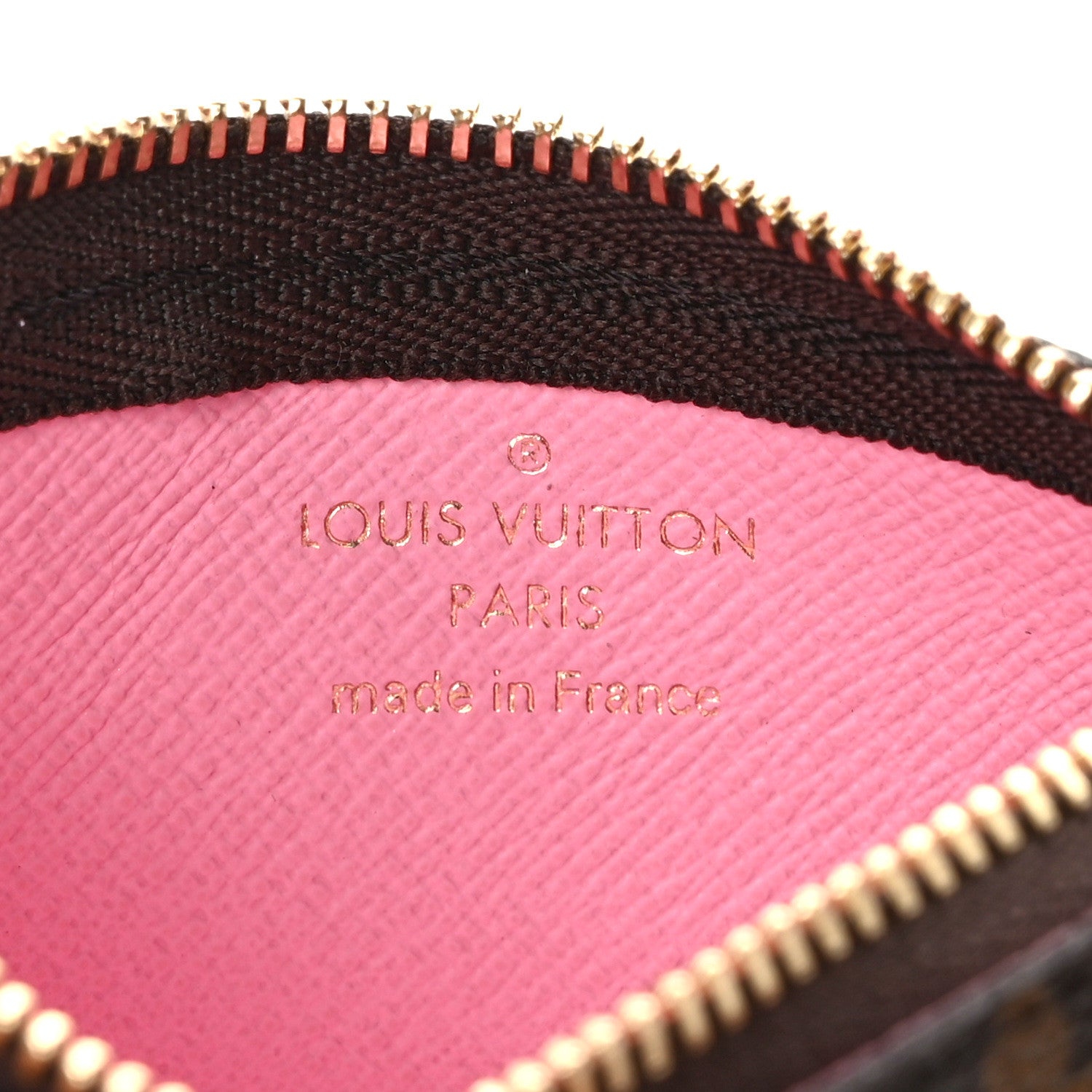 Louis Vuitton Monogram 2023 Christmas Animation Alpine Key Pouch Pink 6 of 7