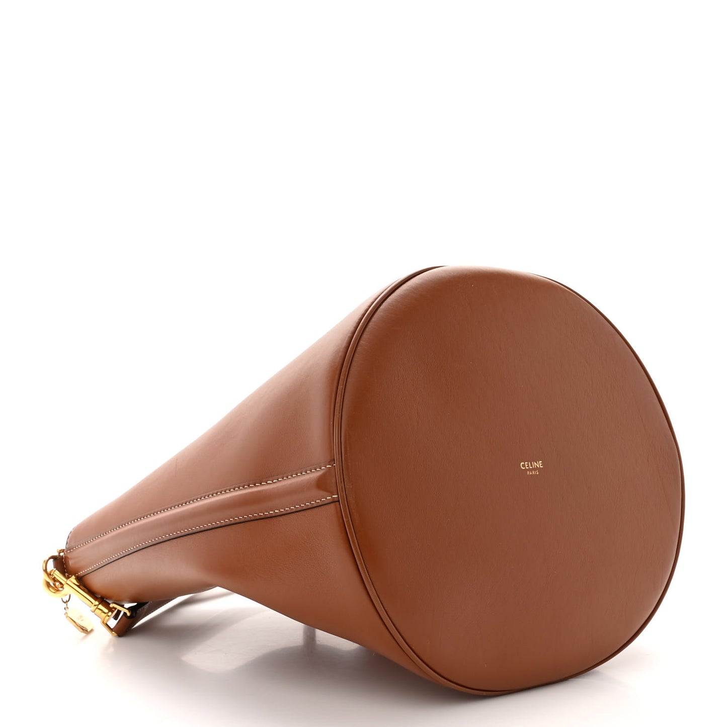 Smooth Calfskin Bucket 16 Bag Tan