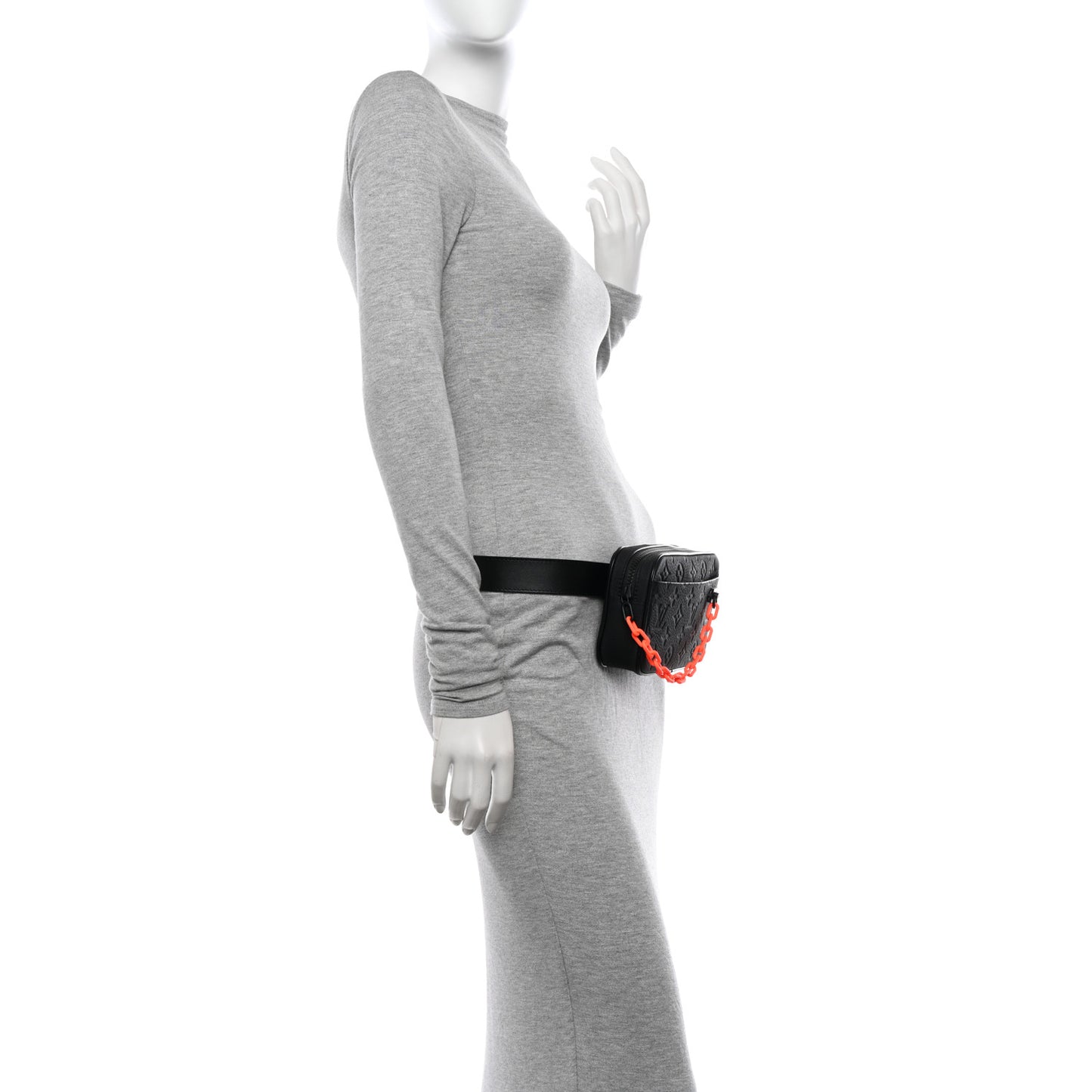 Taurillon Monogram Uniformes Solar Ray Soft Pochette Volga Belt Bag Black