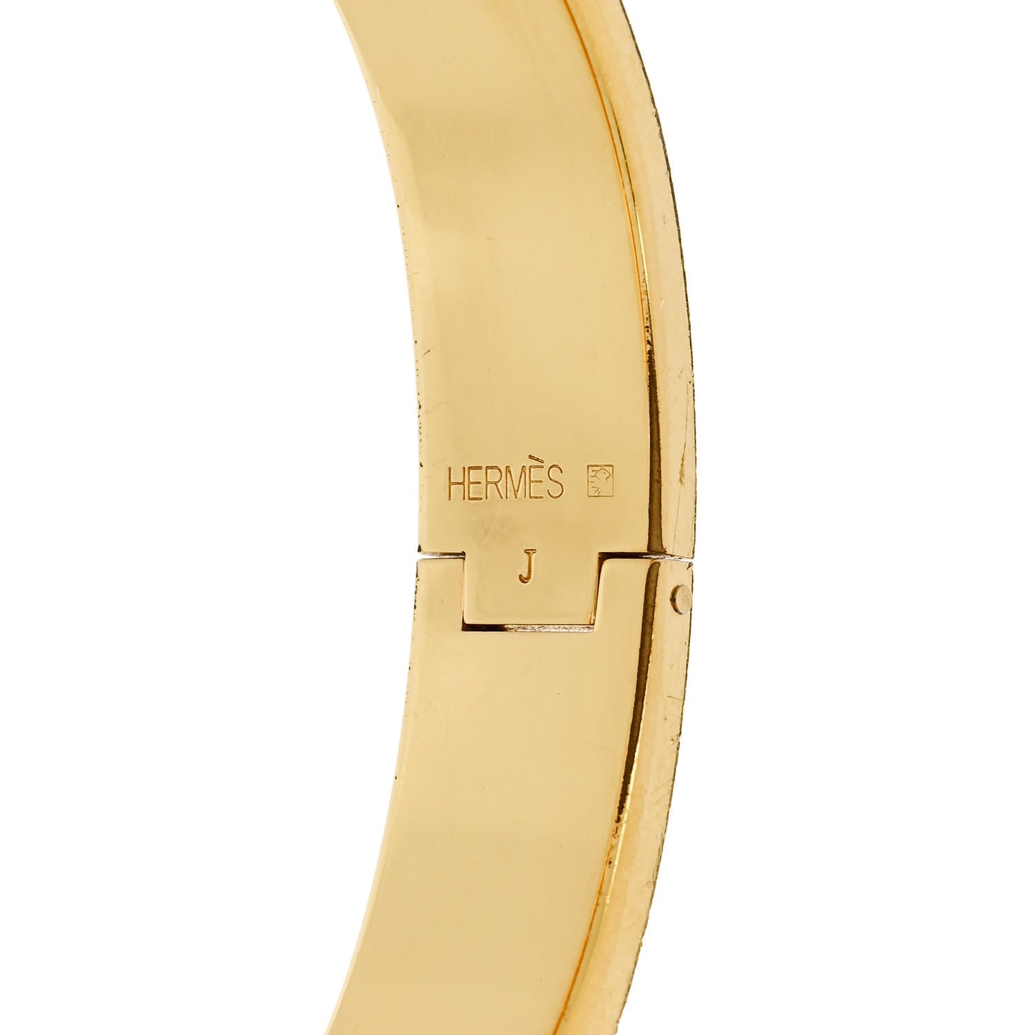 Hermes Enamel Narrow Clic Clac H Bracelet PM Rose Sakura 4 of 4